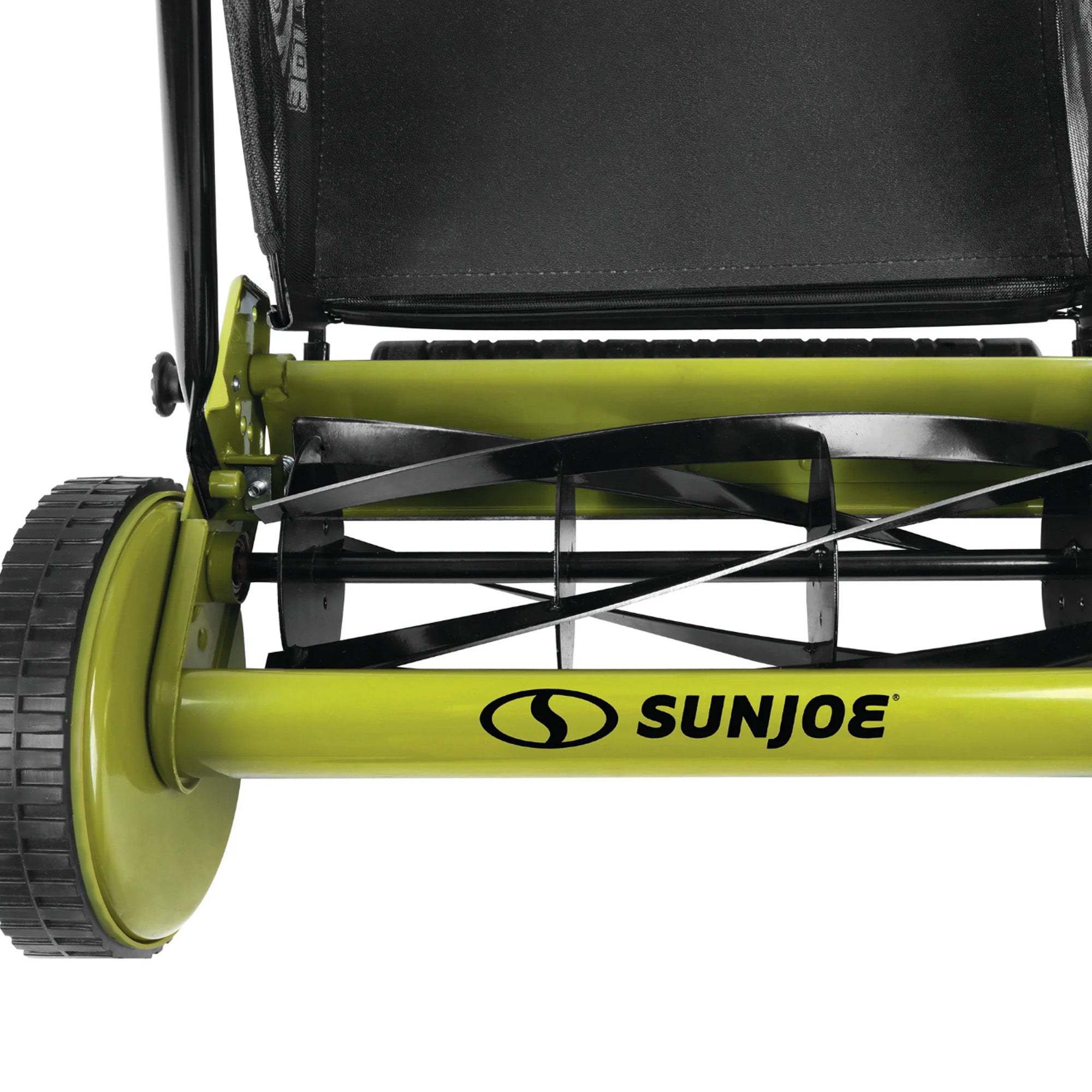 Sun Joe Push Reel Lawn Mower, 20” Yard Trimmer w/Grass Catcher, Green (Open Box)