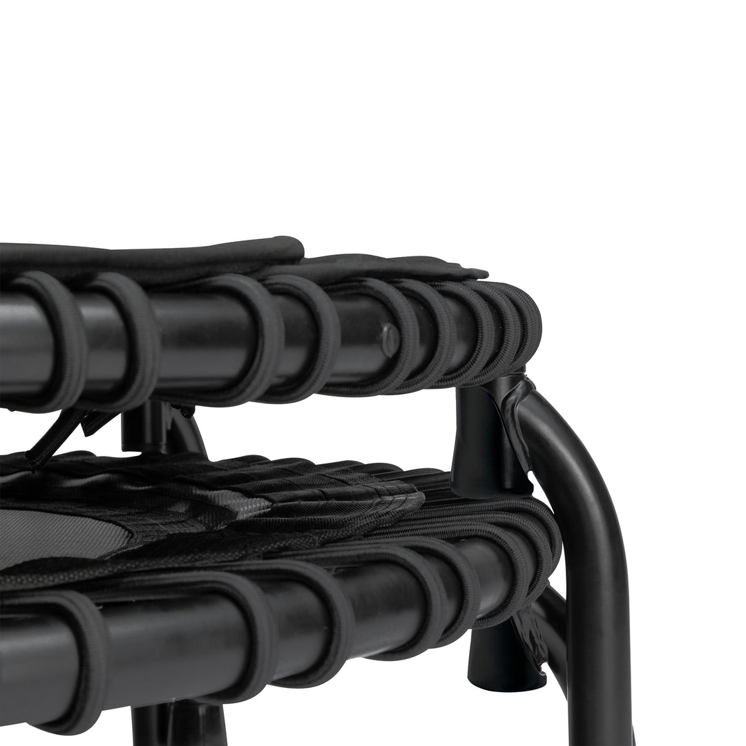 JumpSport 550 PRO CE Workout Rebounder for Adults, 44" Fitness Trampoline, Black - VMInnovations