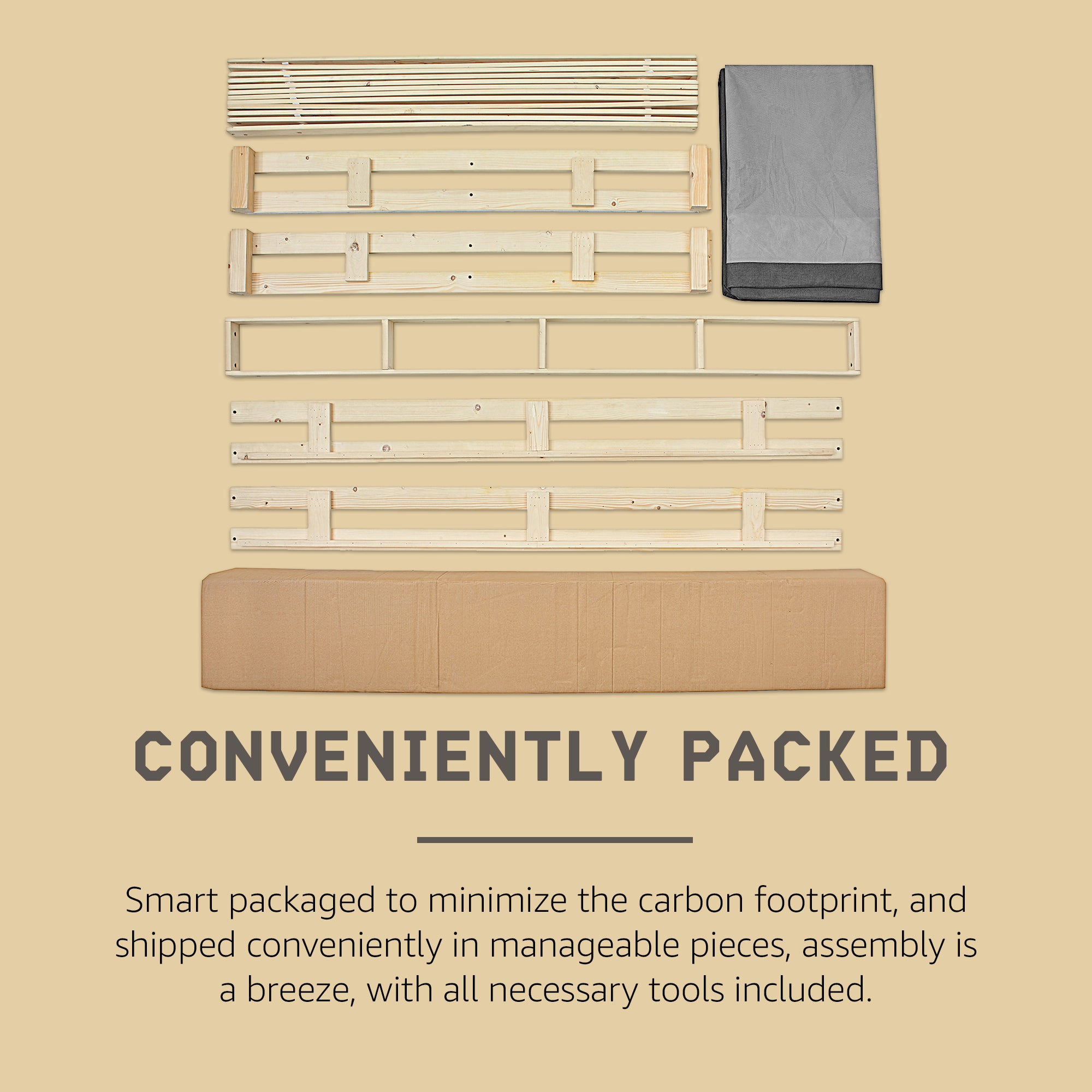 Hercules 8" High Profile Foundation Box Spring Replacement, Cali King (Open Box) - VMInnovations