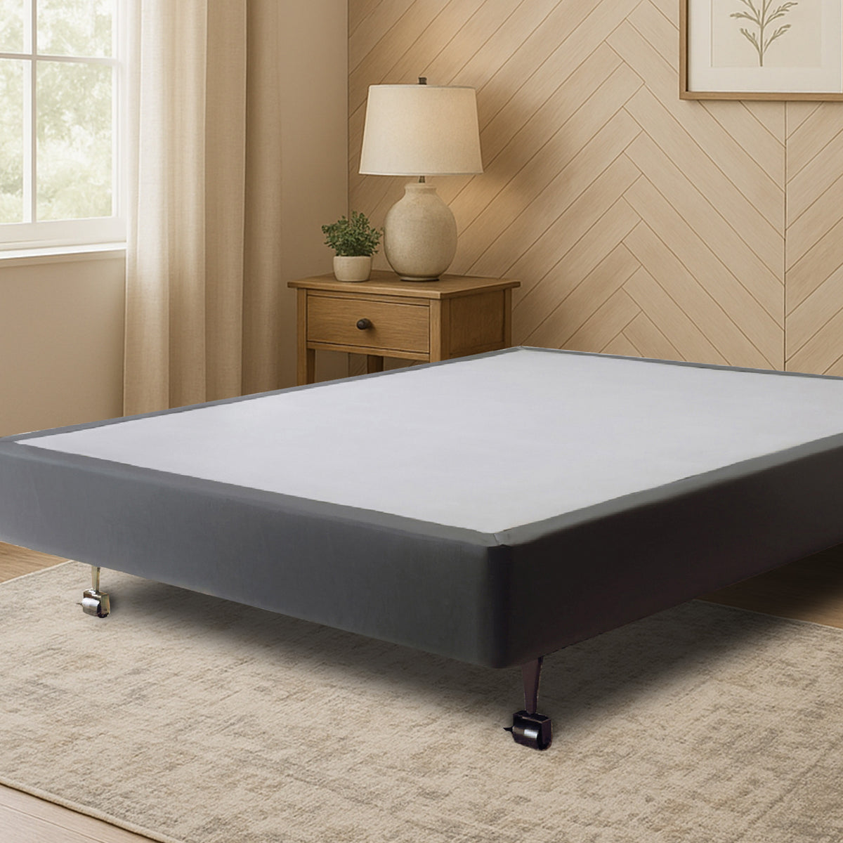 Hercules 8" High Profile Foundation Box Spring Replacement, Cali King (Open Box) - VMInnovations