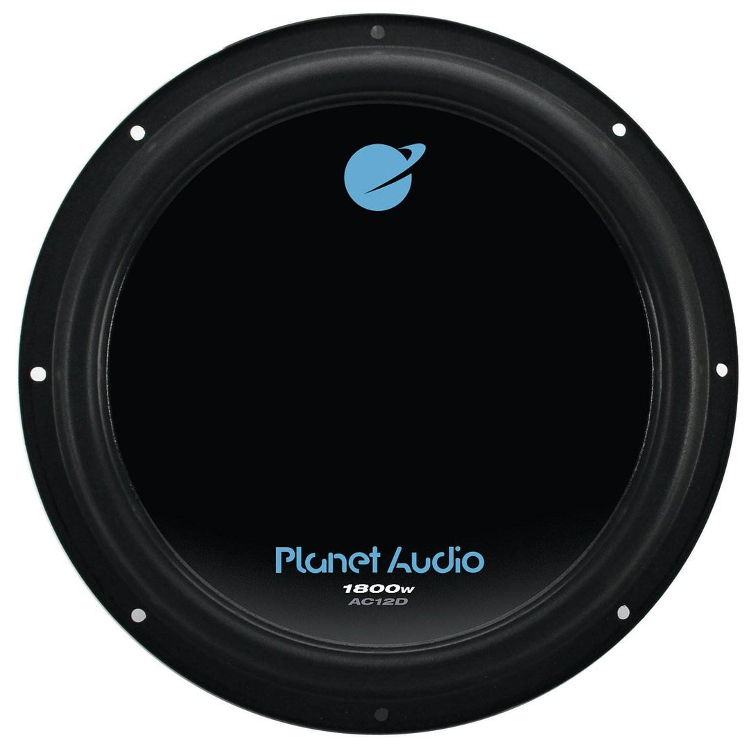 Planet Audio AC12D 12 Inch 1800 Watts 4 Ohm Dual Voice Coil Car Audio Subwoofer - VMInnovations