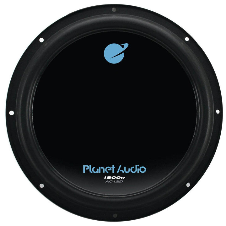 Planet Audio AC12D 12 Inch 1800 Watts 4 Ohm Dual Voice Coil Car Audio Subwoofer - VMInnovations