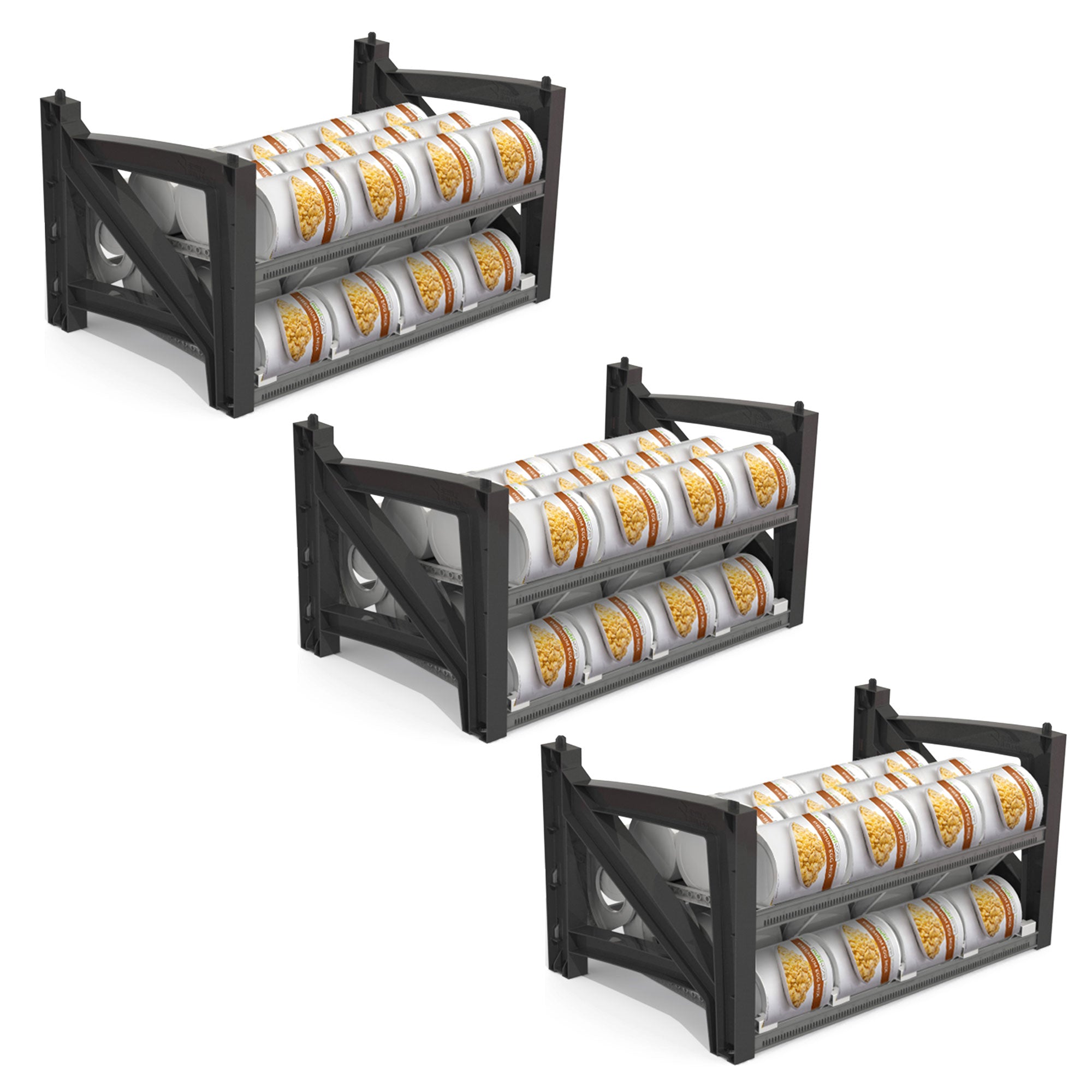Shelf Reliance Cansolidator Max 60 Soup & Large Canned Storage, USA Made, 3 Pack - VMInnovations