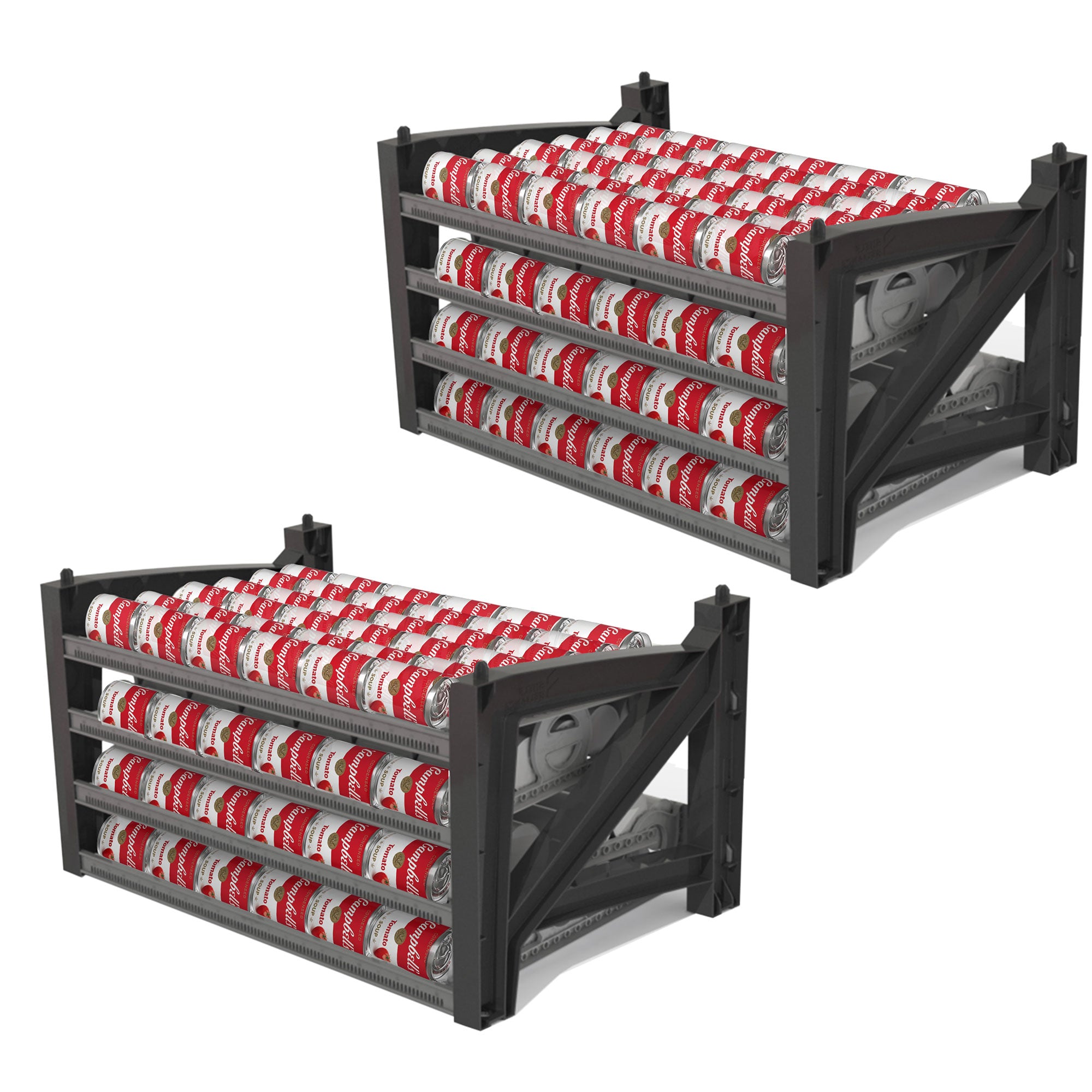 Shelf Reliance Cansolidator Max 156 Soup & Small Canned Storage, USA Made,2 Pack - VMInnovations