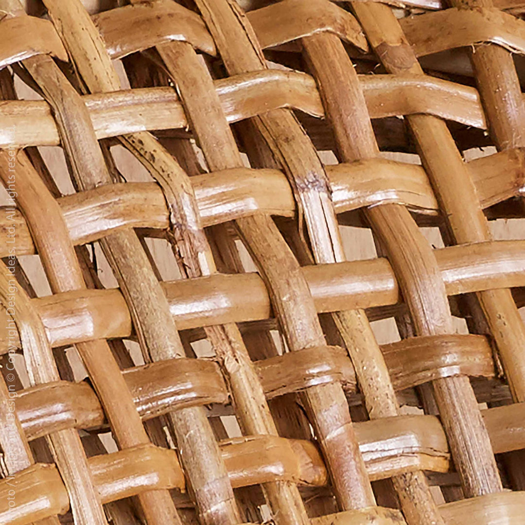 texxture 2 Pack Lilas Woven Rattan Bistro Chairs for Home Furniture, Natural - VMInnovations