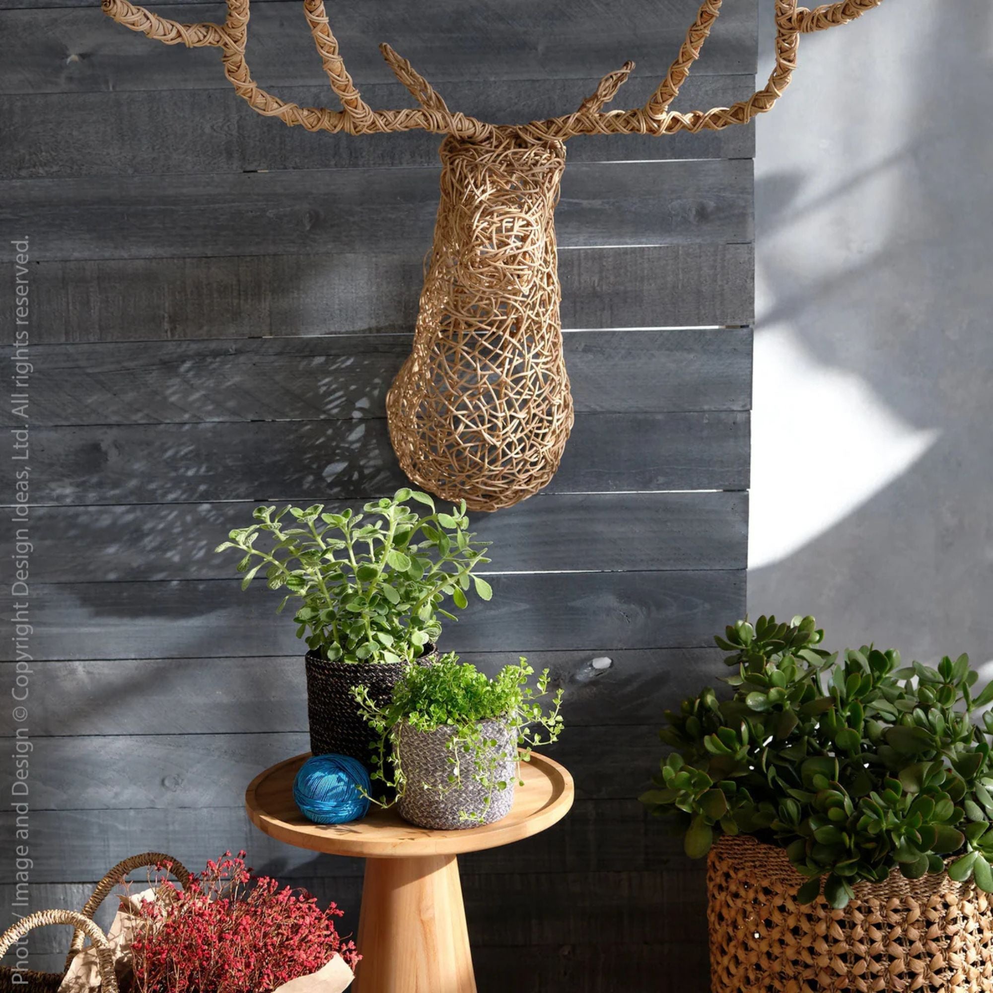 texxture 3 Pack Palomar Woven Basket Nesting Organizer Bins, (Open Box)