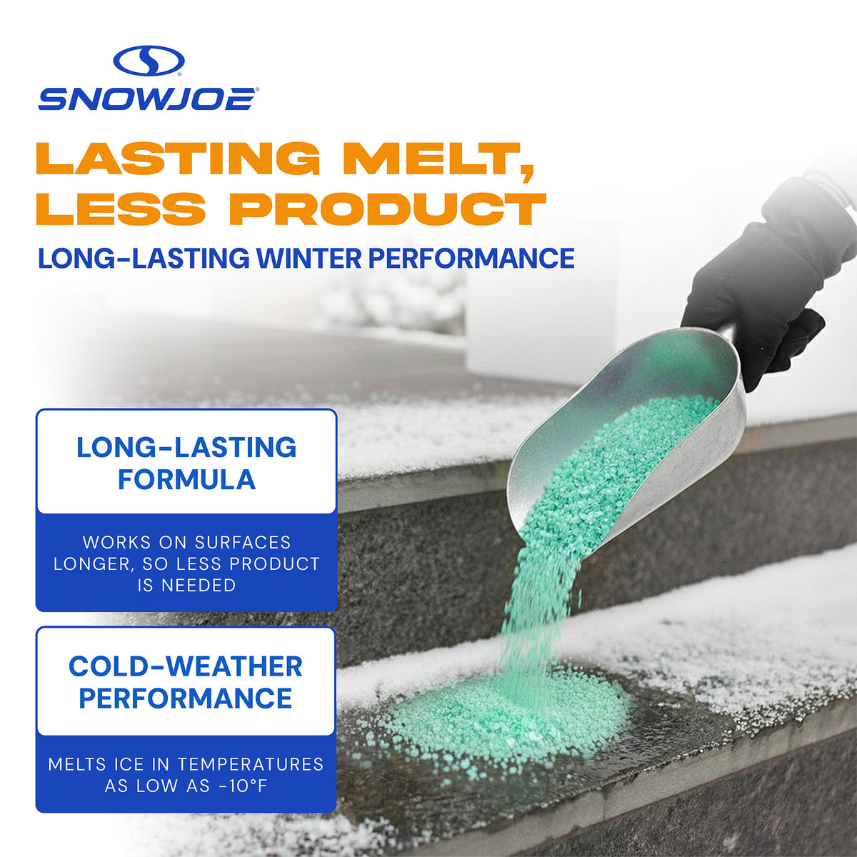 Snow Joe Enviro Blend Ice Snow Melt, Safe for Concrete & Plants, 50 lb - VMInnovations
