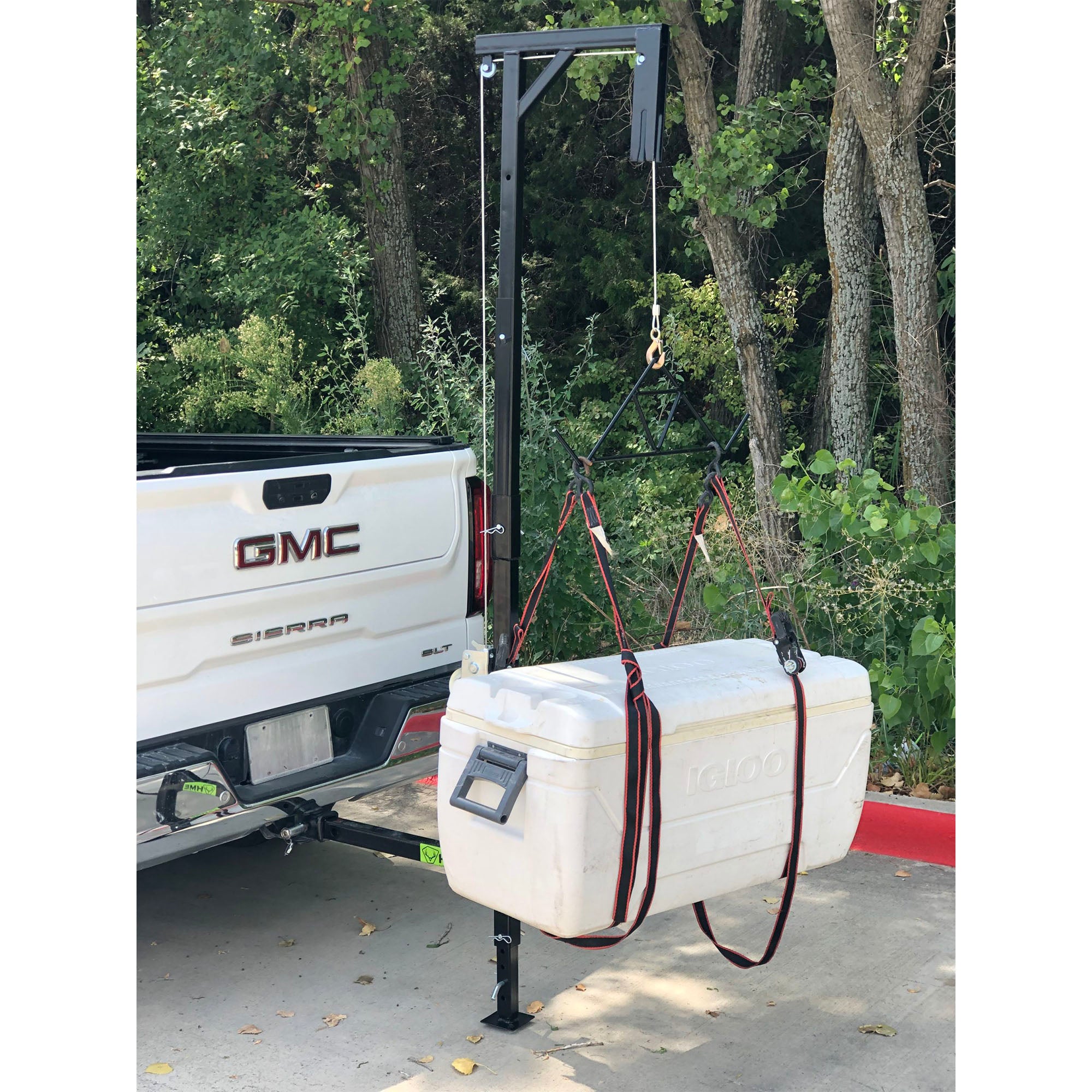HME Game Hoist Kit, Winch Gambrel, 400lb Capacity, Adjustable Height (For Parts) - VMInnovations