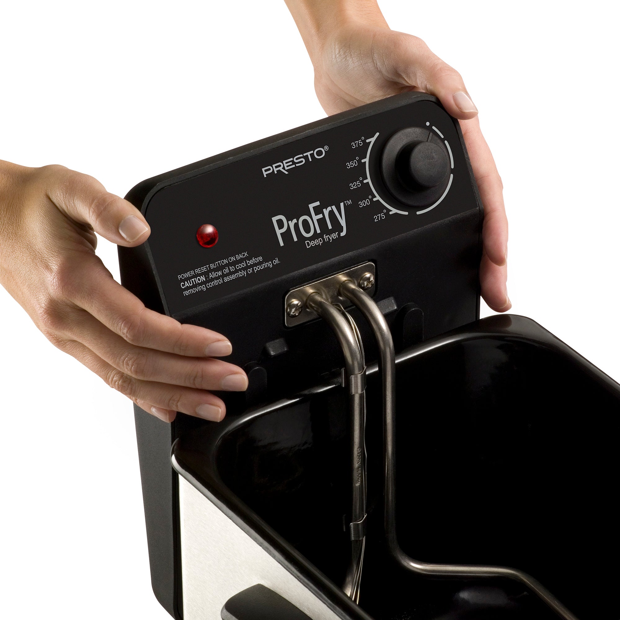 Presto ProFry 8-Cup Deep Fryer with 1800-Watt Immersion Element, Stainless Steel - VMInnovations