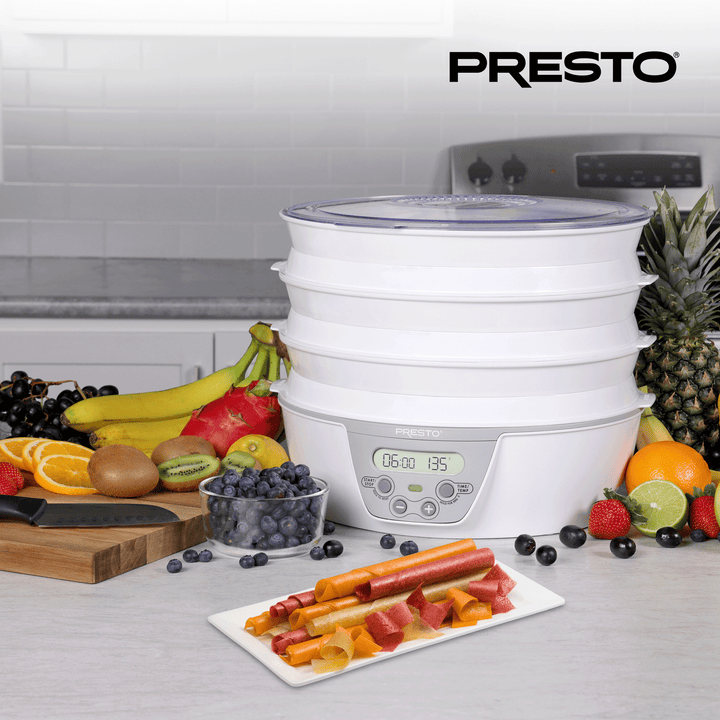 Presto Dehydro 6-Tray Digital Electric Food Dehydrator for Fruits & Vegetables - VMInnovations