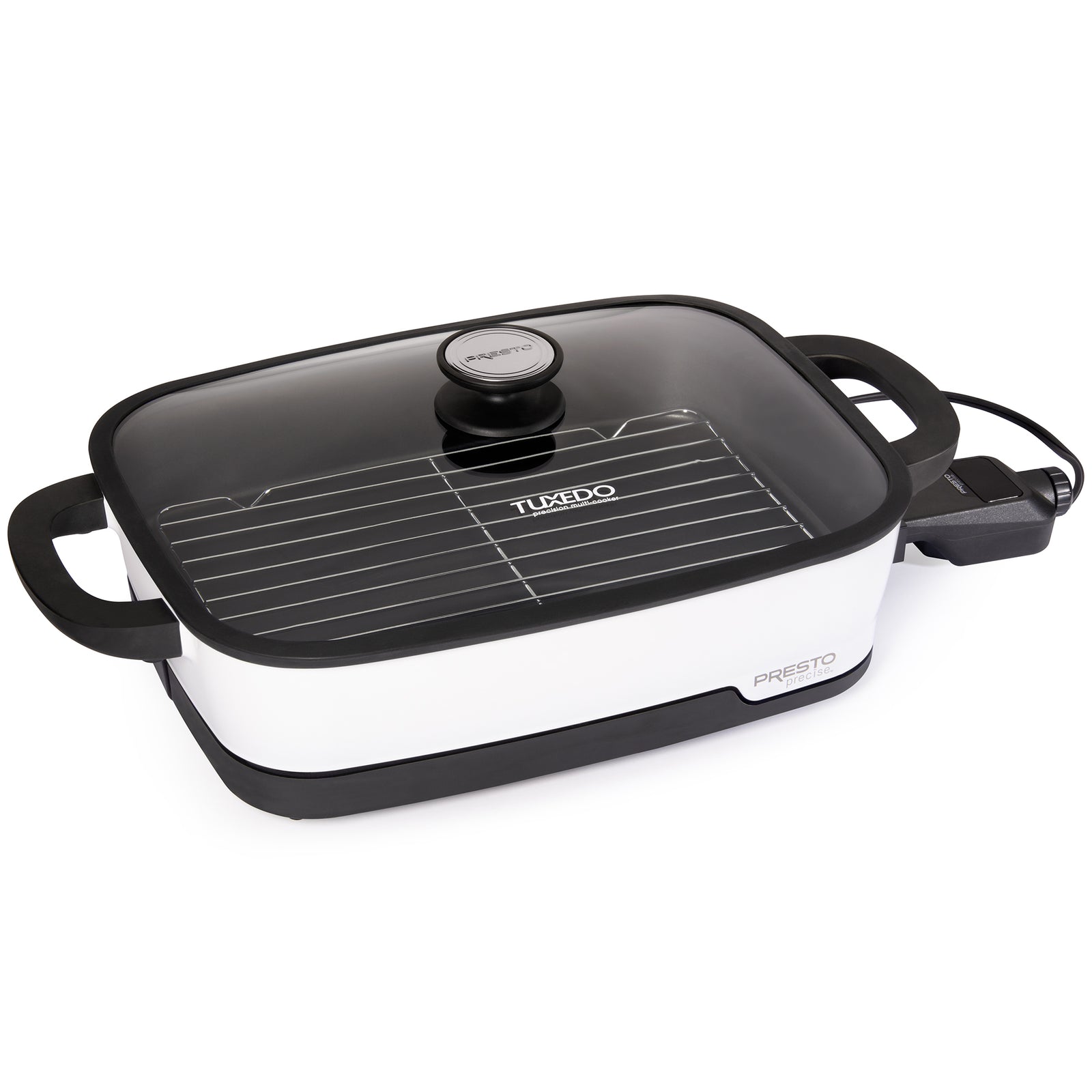 Presto Tuxedo Digital Precision Skillet Nonstick Kitchen Multi-Cooker, 16 Inch - VMInnovations