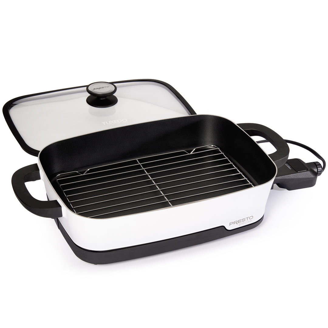 Presto Tuxedo Digital Precision Skillet Nonstick Kitchen Multi-Cooker, 16 Inch - VMInnovations