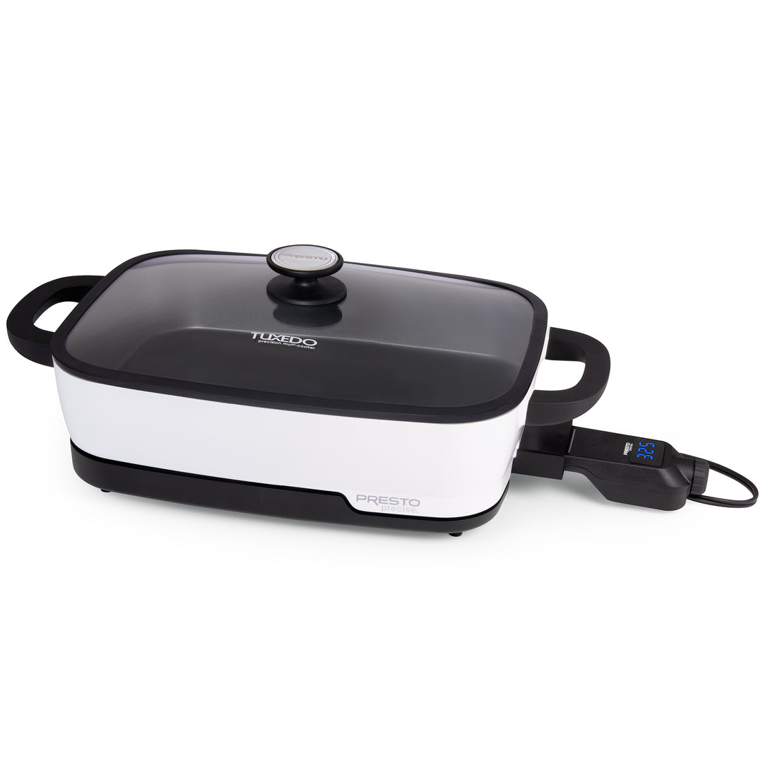 Presto Tuxedo Digital Precision Skillet Nonstick Kitchen Multi-Cooker, 16 Inch - VMInnovations