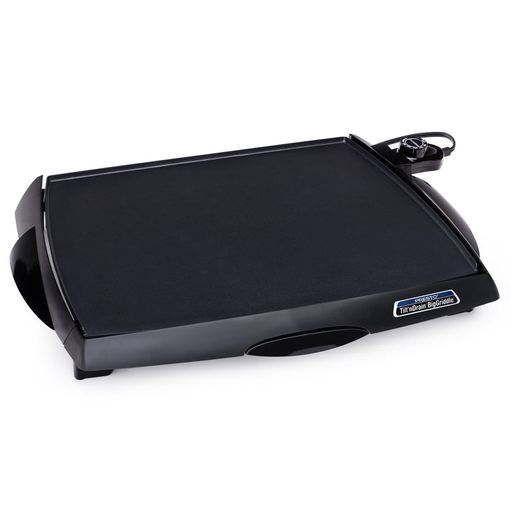Presto Tilt 'n Drain Electric BigGriddle with Nonstick Ceramic Cooking Surface - VMInnovations