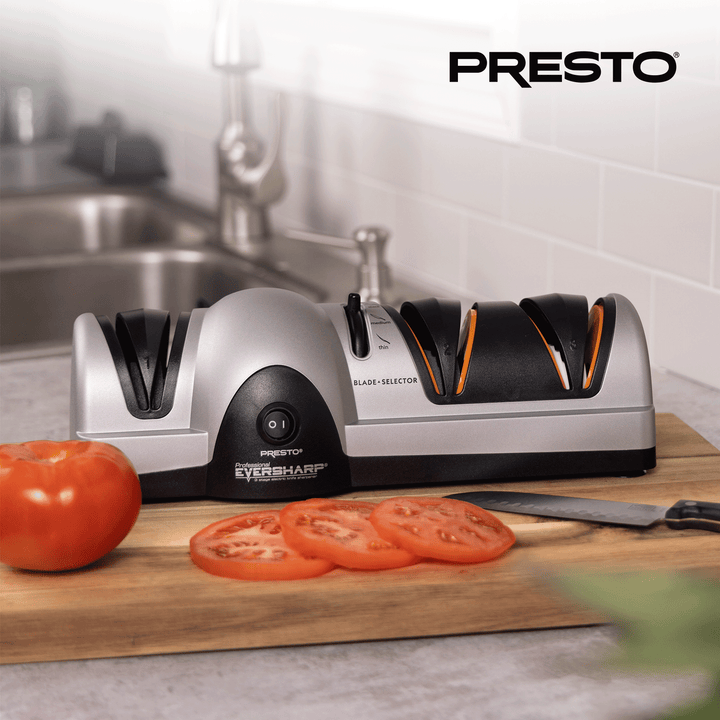 Presto Professional EverSharp Electric Knife Sharpener with 3-Stage Sharpening - VMInnovations