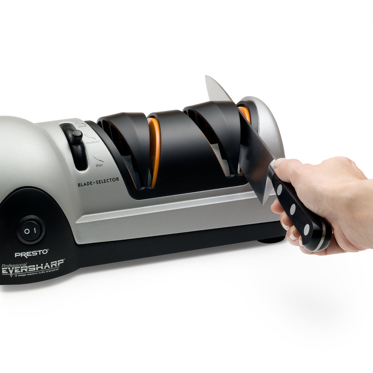 Presto Professional EverSharp Electric Knife Sharpener with 3-Stages (Open Box) - VMInnovations