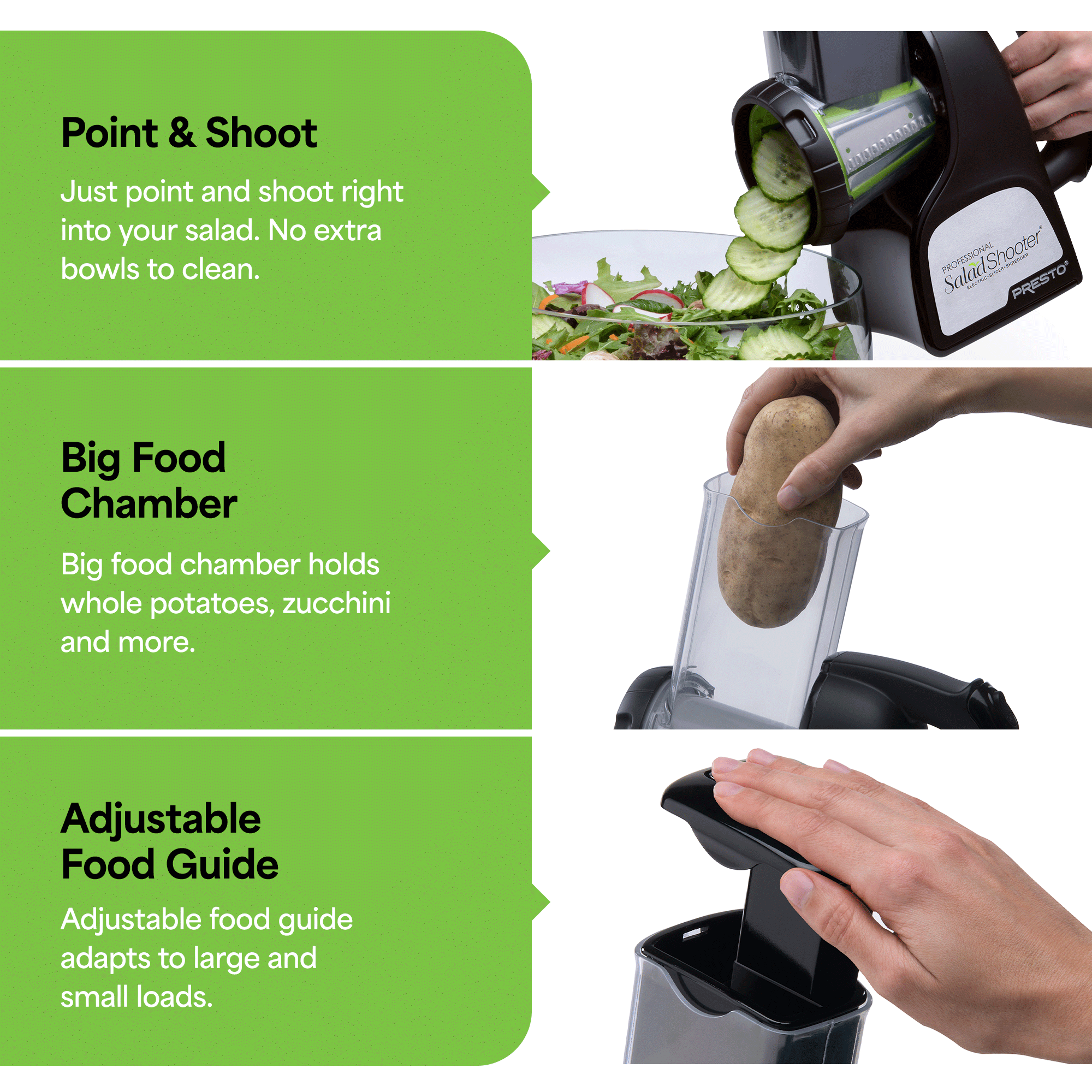 Presto Professional Electric Slicer, Shredder and Vegetable Grater (Open Box)
