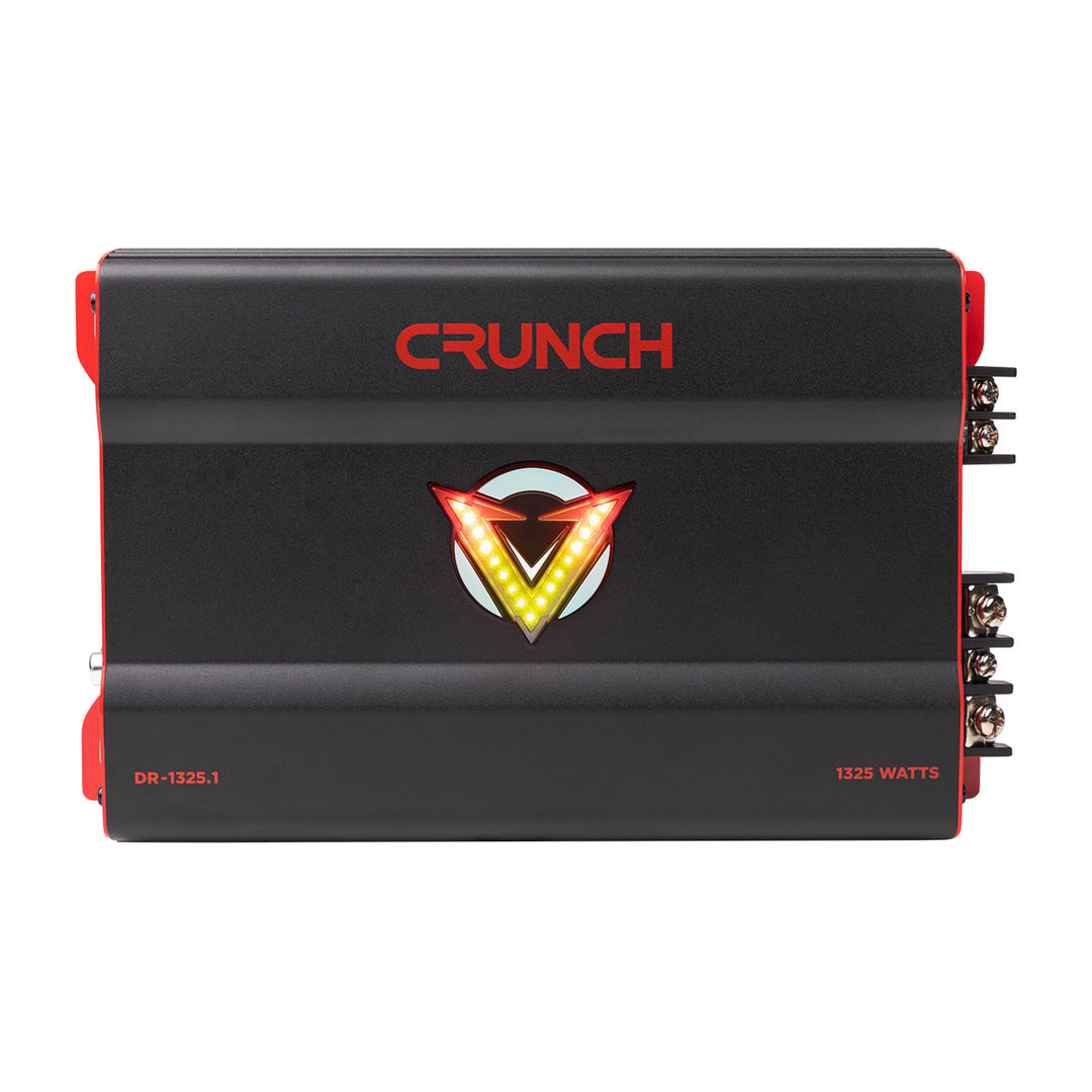 Crunch 1325W Mono block Subwoofer Car Audio Amplifier with Adjustable Crossovers - VMInnovations