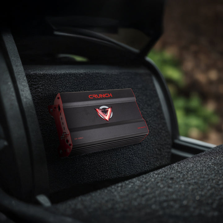 Crunch 1325W Mono block Subwoofer Car Audio Amplifier with Adjustable Crossovers - VMInnovations