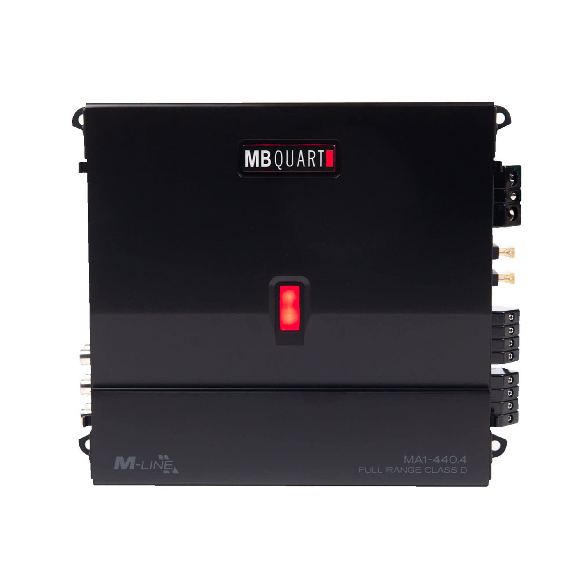 MB Quart 440 Watt 4 Channel Car Audio Amplifier Digital Class D MA1-440.4, Black - VMInnovations