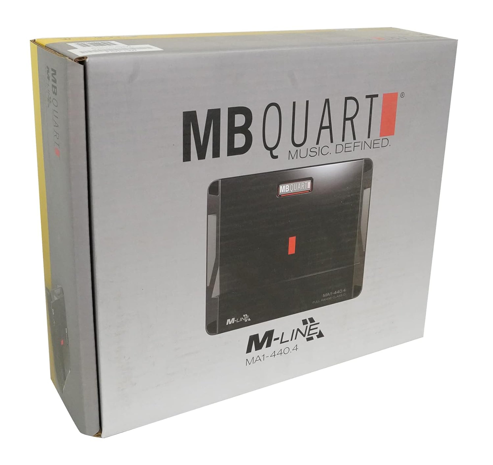 MB Quart 440 Watt 4 Channel Car Audio Amplifier Digital Class D MA1-440.4, Black - VMInnovations