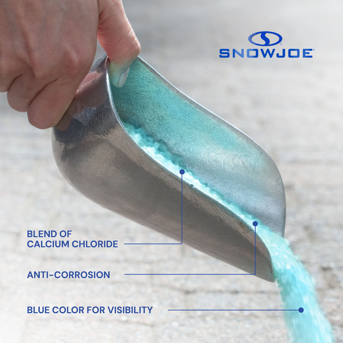 Blue Heat Ice Melt Pellets Deicer and for Snow Removal for Driveway, 50 Pounds - VMInnovations