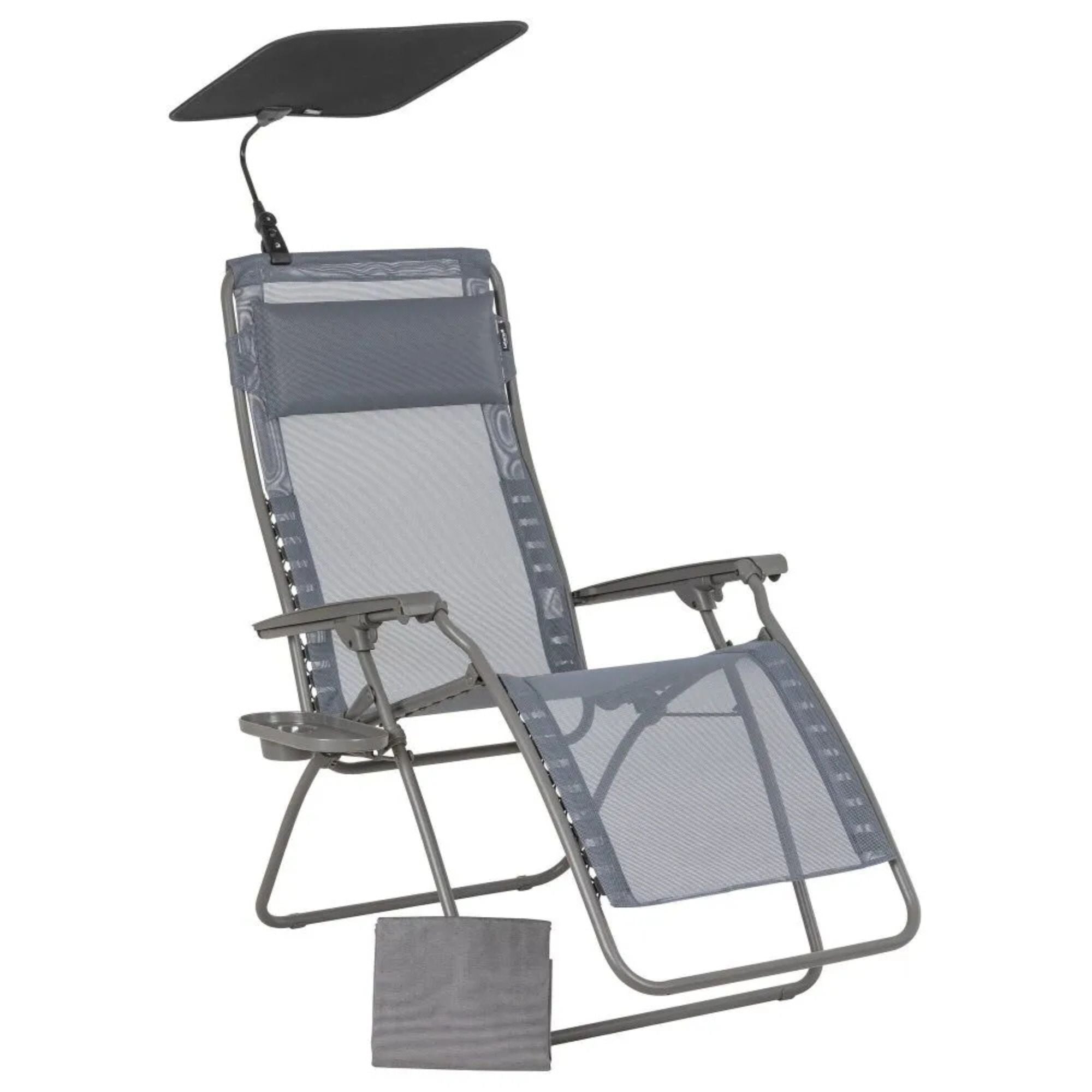Lafuma Zen Edition Adjustable Relaxation Chair, Multi-Position Armchair, Grey