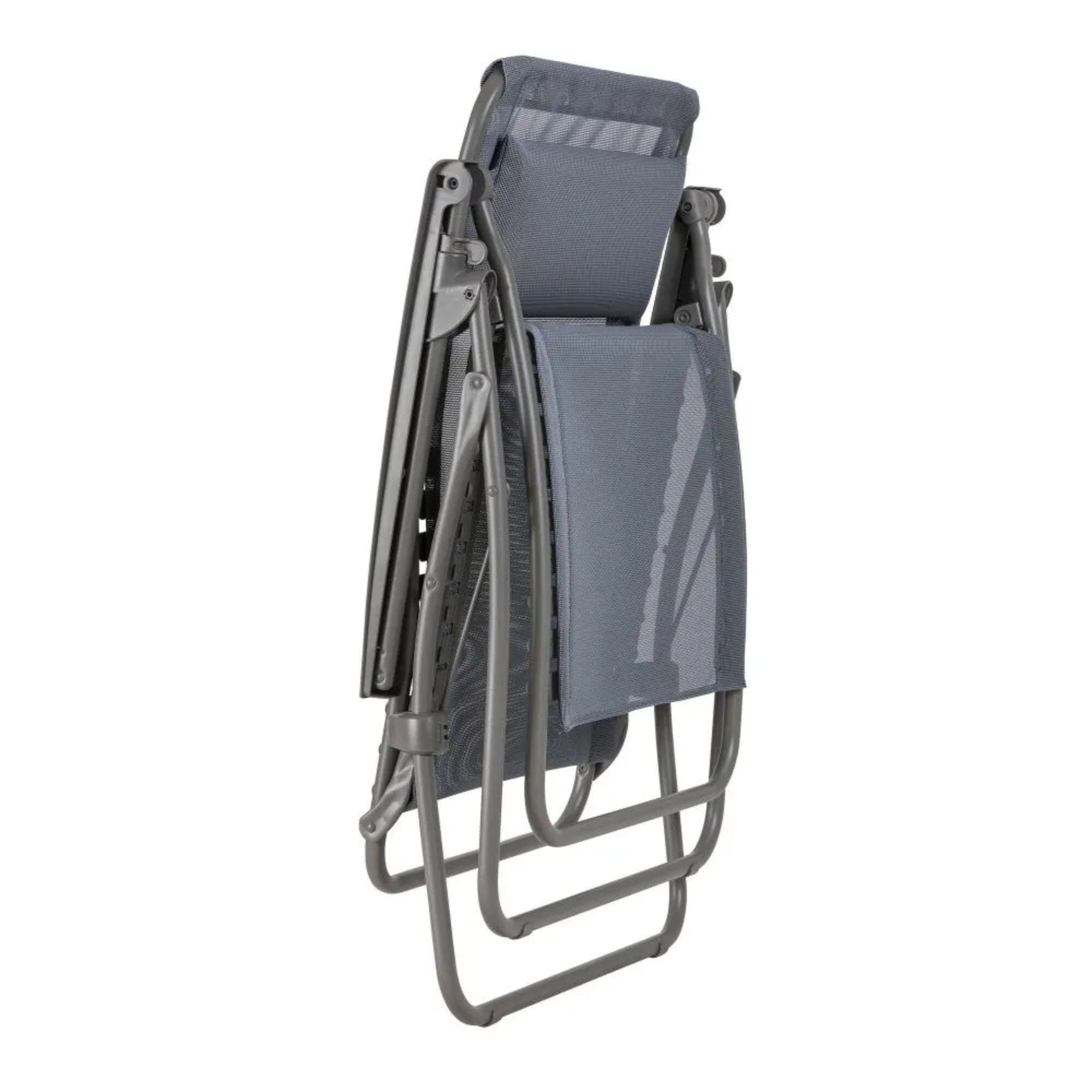 Lafuma Zen Edition Adjustable Relaxation Chair, Multi-Position Armchair, Grey - VMInnovations