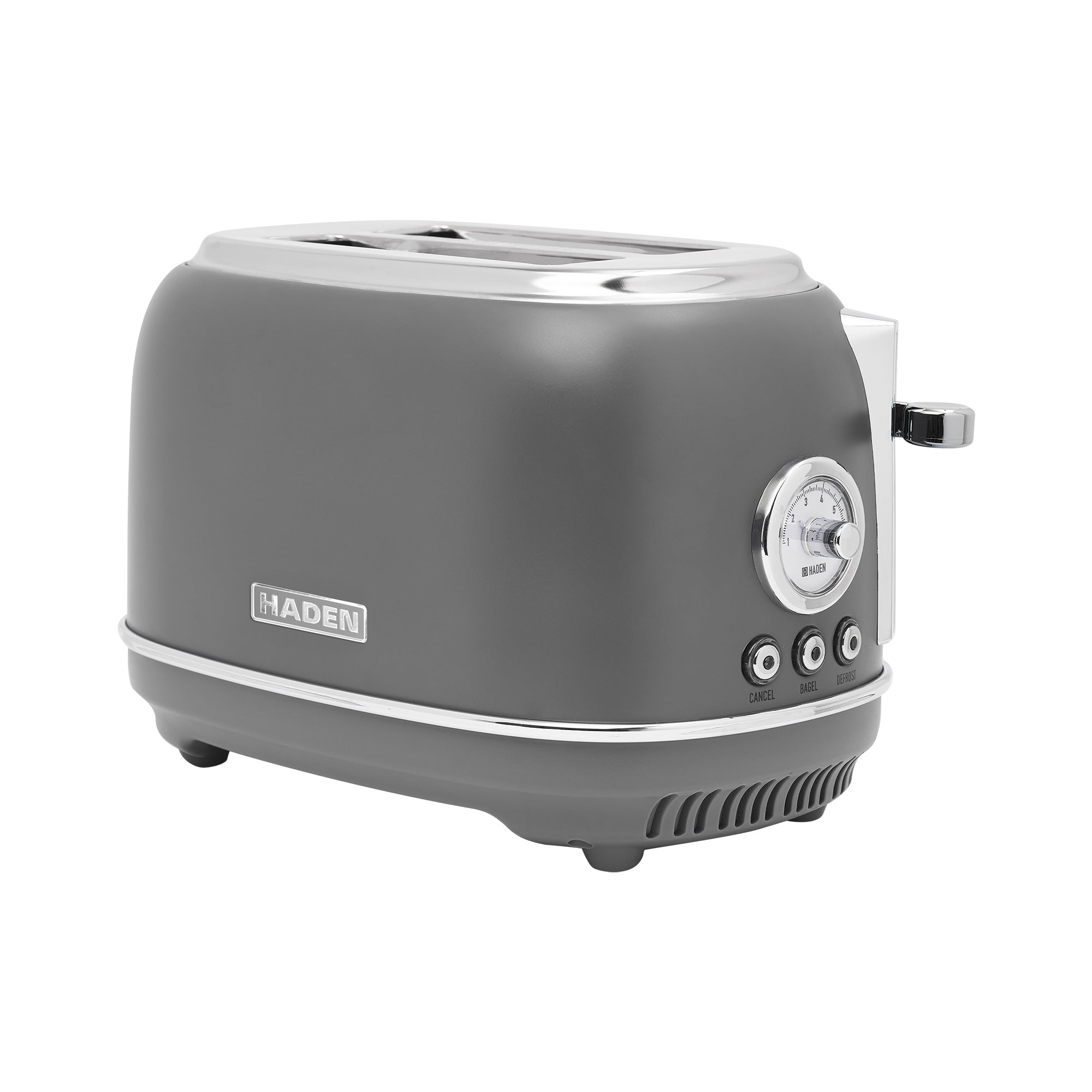 Haden Chelsea Stainless Steel 2 Slice Toaster, Extra Wide Slots (Open Box) - VMInnovations