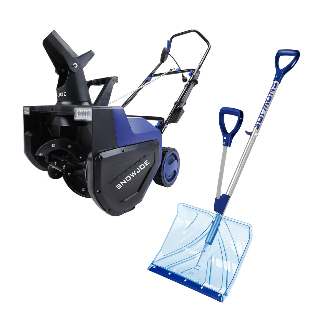 Snow Joe 15A Electric Snow Blower & Shovelution Snow Shovel with 18-Inch Blade
