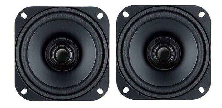 2) NEW BOSS BRS40 4" 2x50W Dual Cone Factory Replacement Car Audio Speakers PAIR