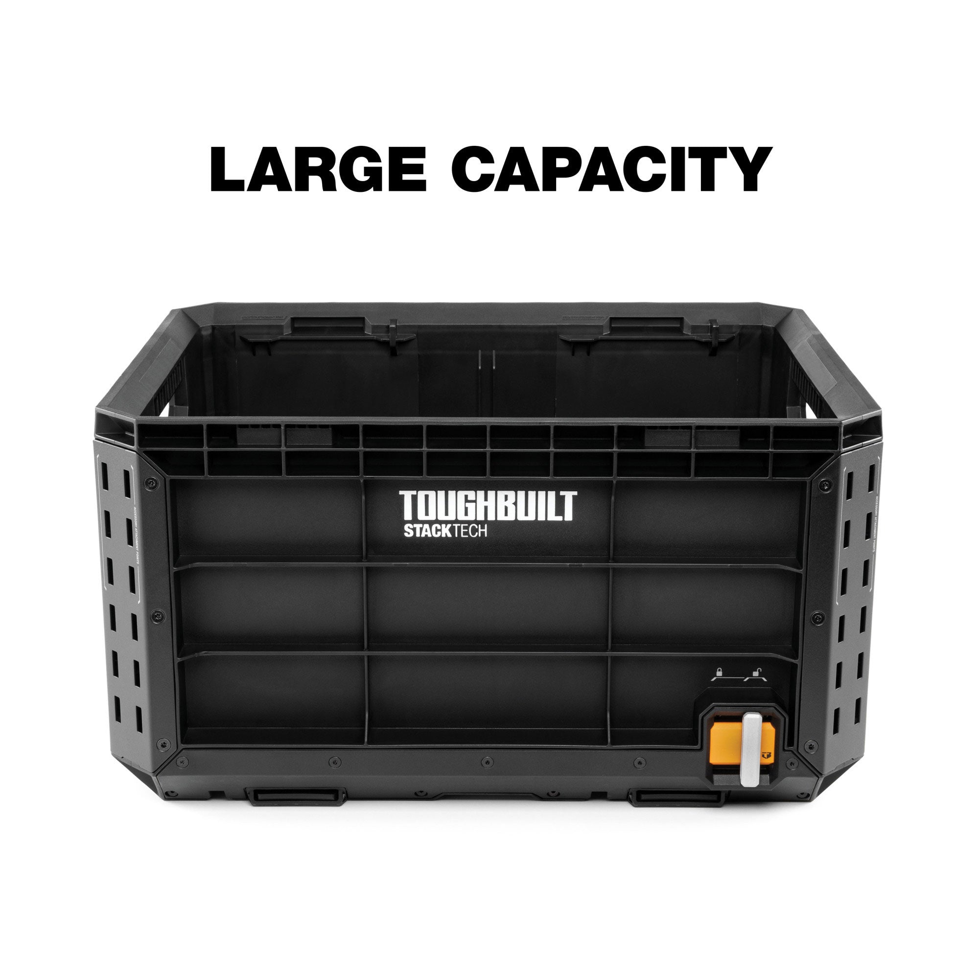 ToughBuilt StackTech Tool Crate with Auto-Locking Interface & Large (Open Box) - VMInnovations