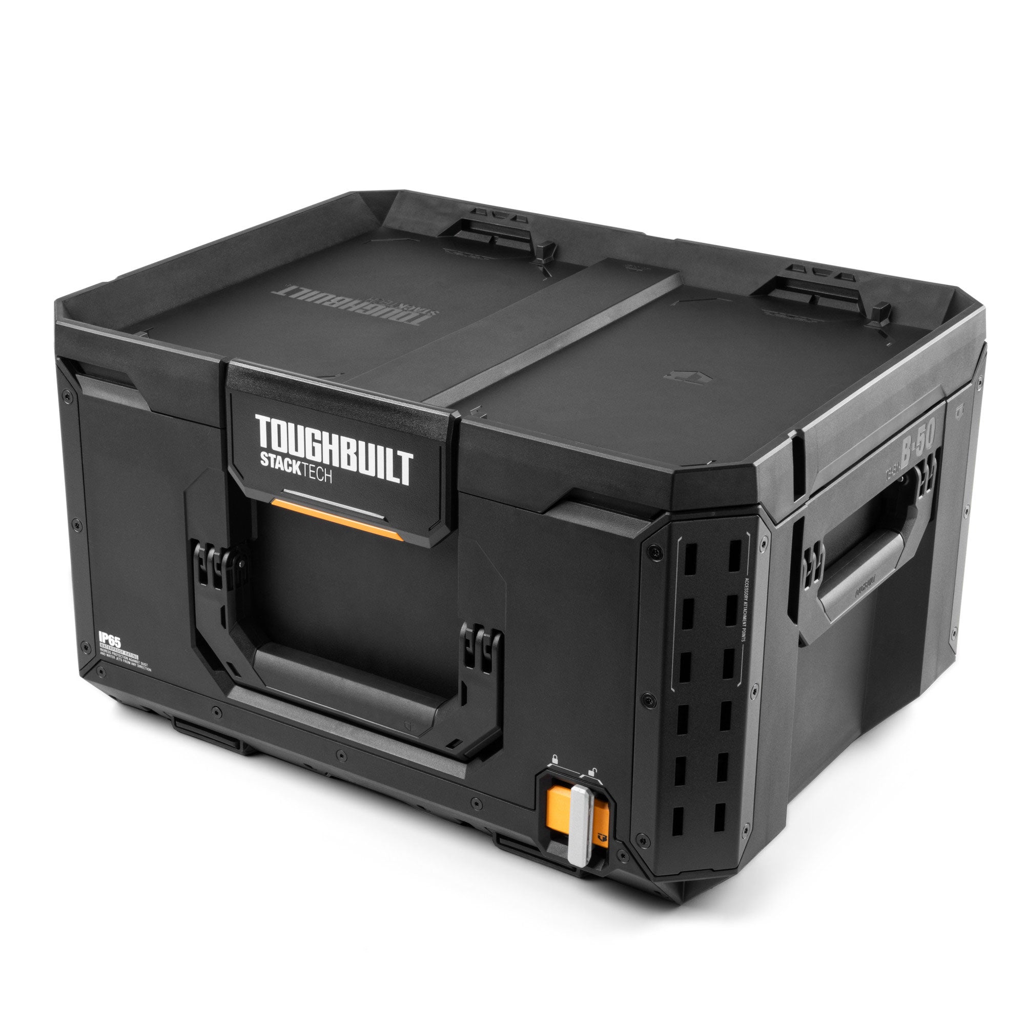 ToughBuilt StackTech Large Tool Box w/Auto-Locking Interface & Tray (Open Box) - VMInnovations