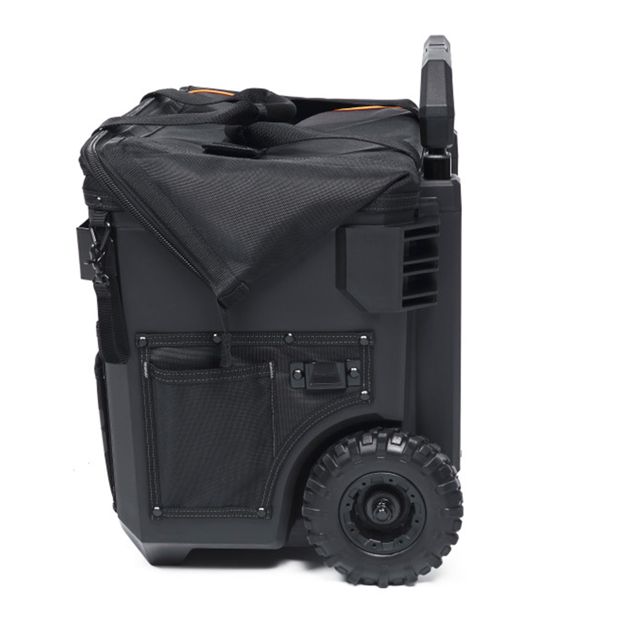 ToughBuilt Rolling Storage Tool Bag Pouch Organizer, XXL Massive Mouth, Black - VMInnovations