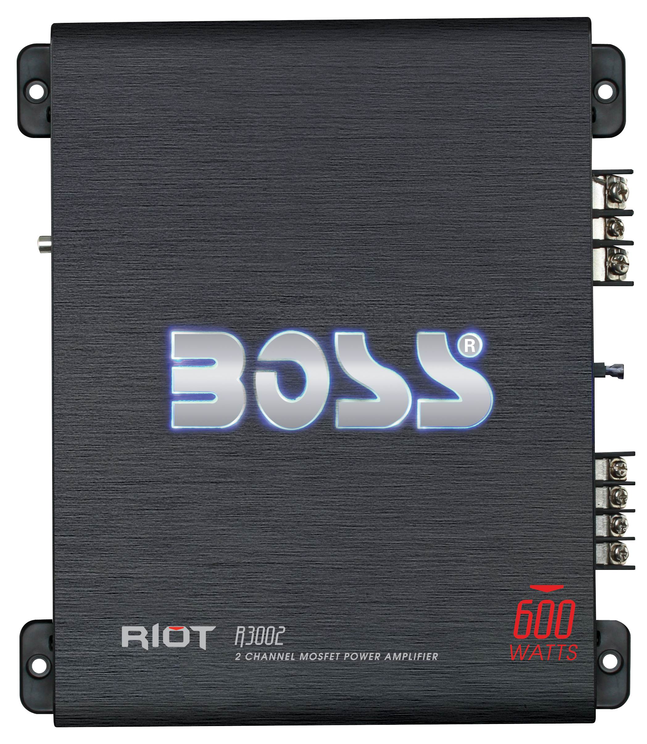 BOSS R3002 600W 2-Channel Ch MOSFET Car Audio Power Amplifier Amp + Remote