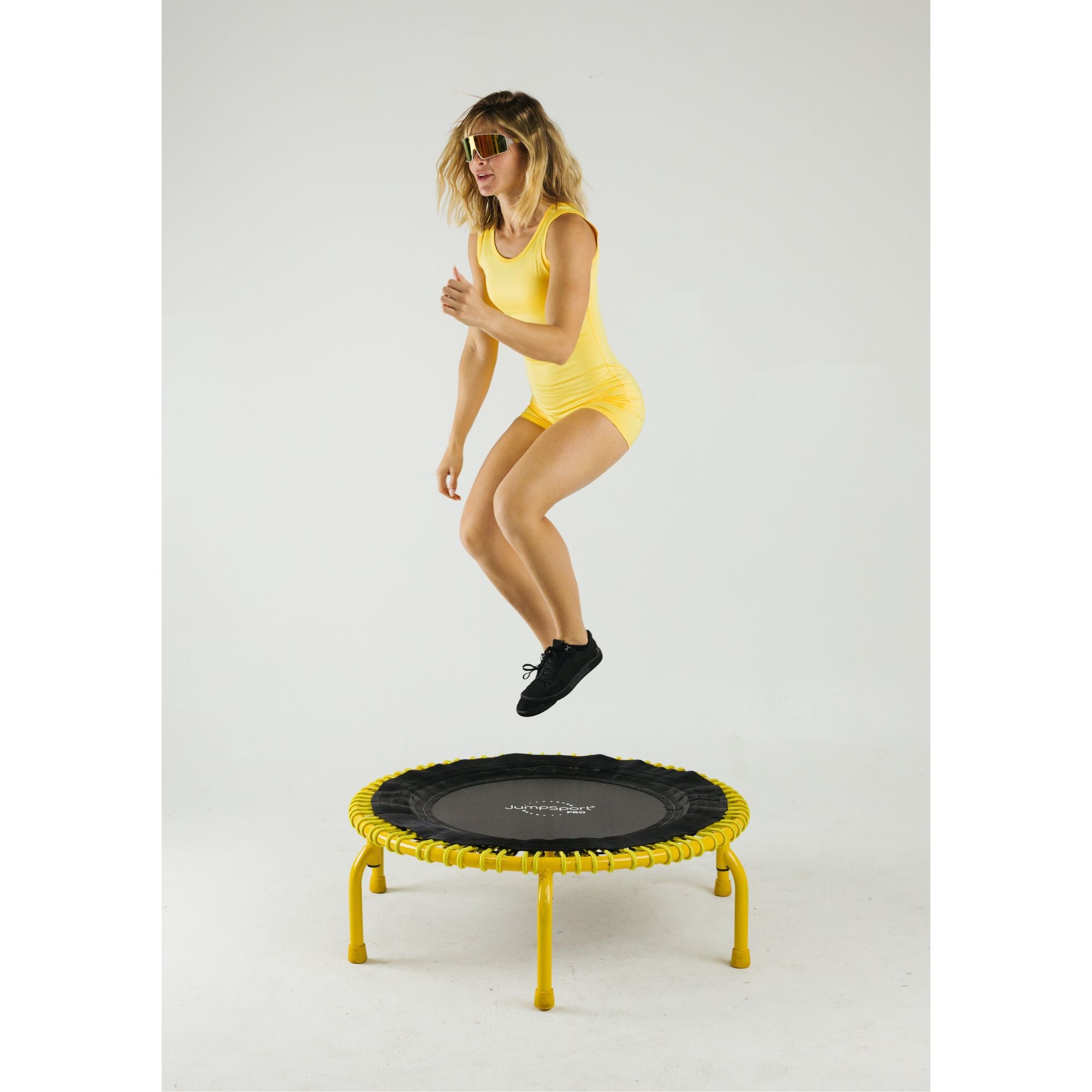 JumpSport 350 PRO Fitness Trampoline, Cardio Workout Equipment, 39" (Open Box) - VMInnovations