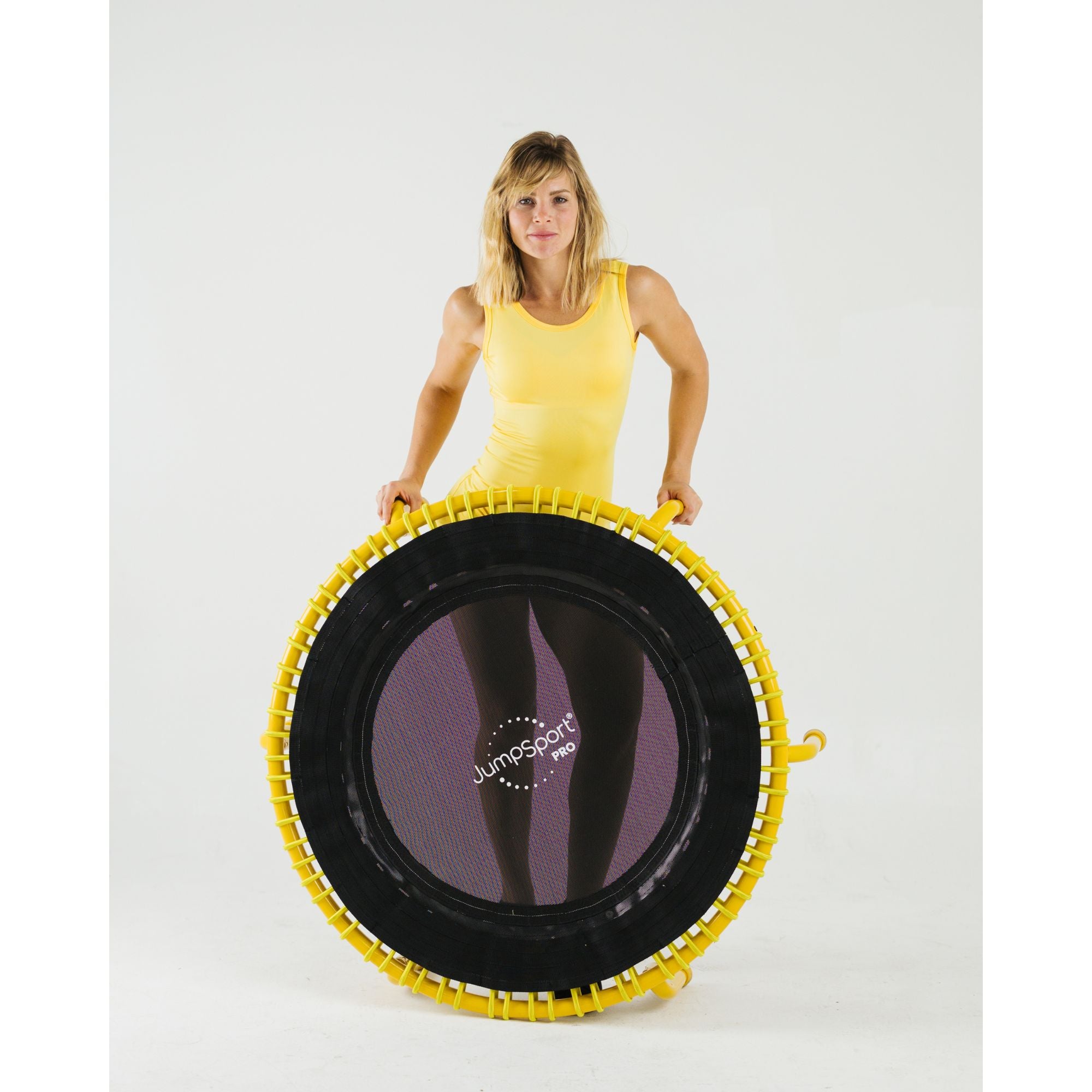 JumpSport 350 PRO Fitness Trampoline, Cardio Workout Equipment, 39" (Open Box) - VMInnovations