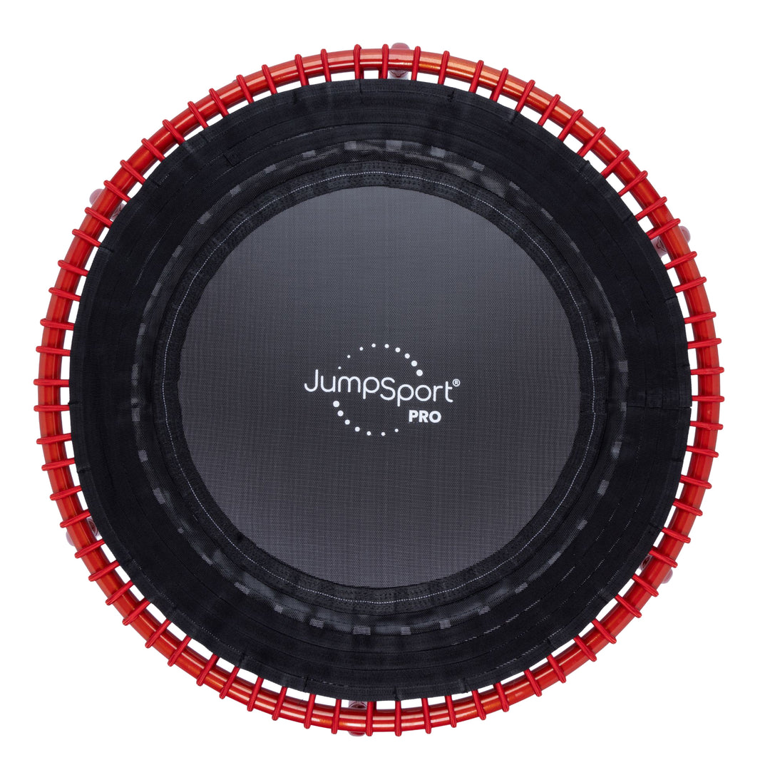 JumpSport 350 PRO Fitness Trampoline, Cardio Workout Equipment, 39 Inch, Ignite - VMInnovations