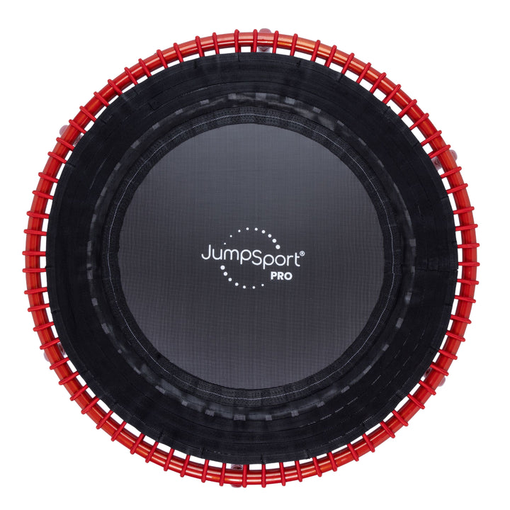 JumpSport 350 PRO Fitness Trampoline, Cardio Workout Equipment, 39 Inch, Ignite - VMInnovations
