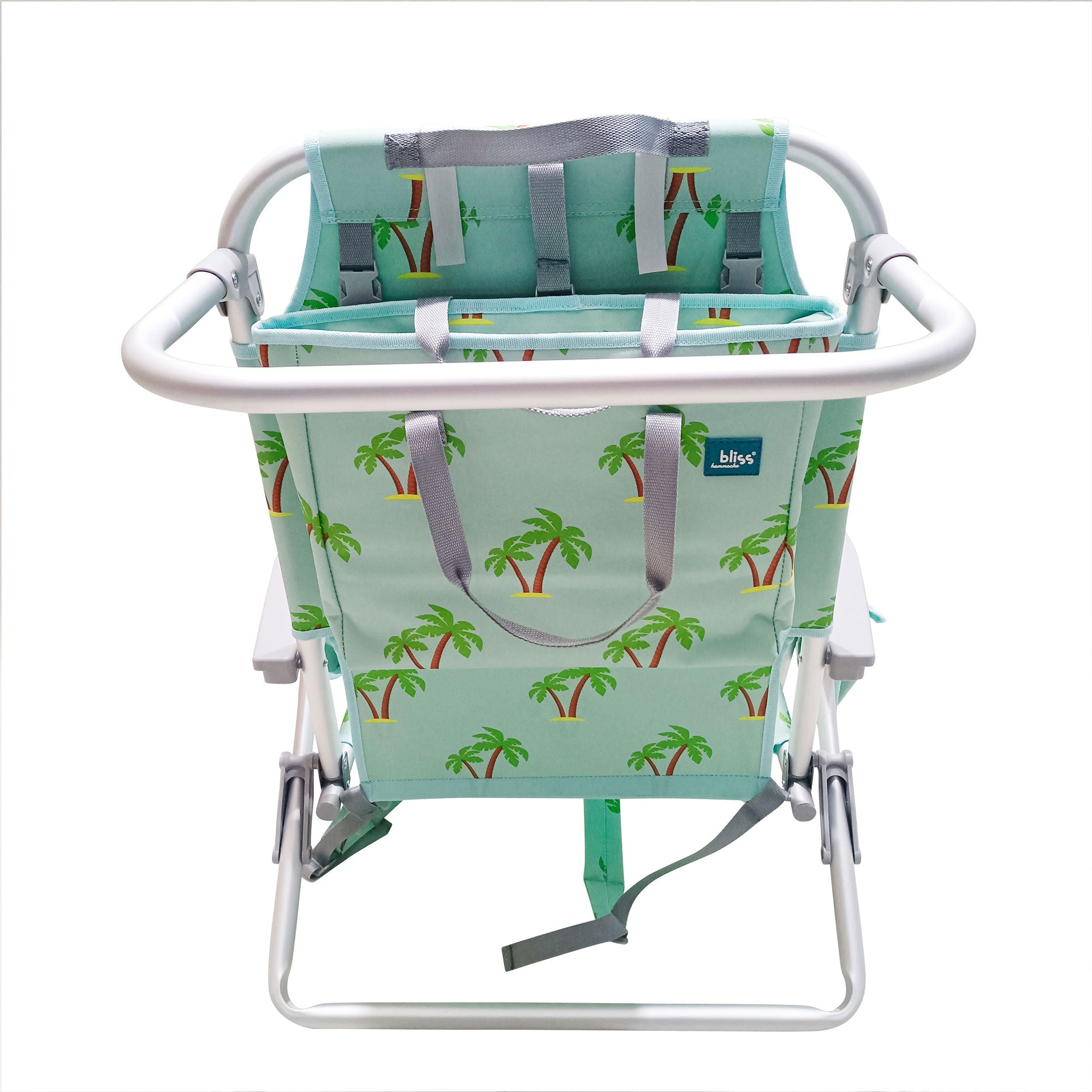 Bliss Hammocks Folding Beach Chair Recliner with Detachable Cooler (Open Box) - VMInnovations