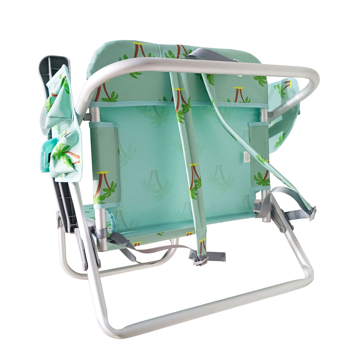 Bliss Hammocks Folding Beach Chair Recliner with Detachable Cooler (Open Box) - VMInnovations