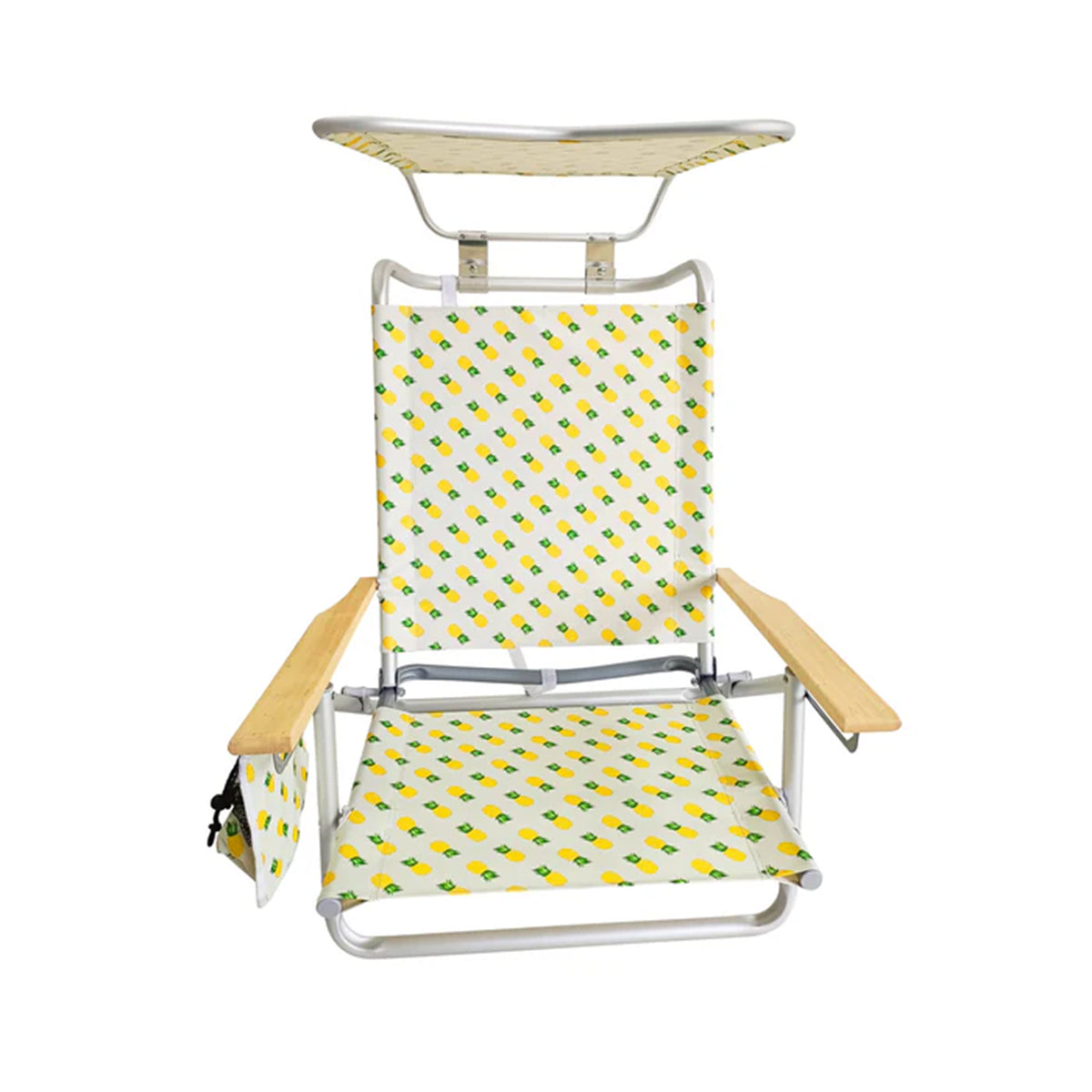 Bliss Hammocks Folding Beach Chair, Backpack Recliner with Canopy (Open Box) - VMInnovations