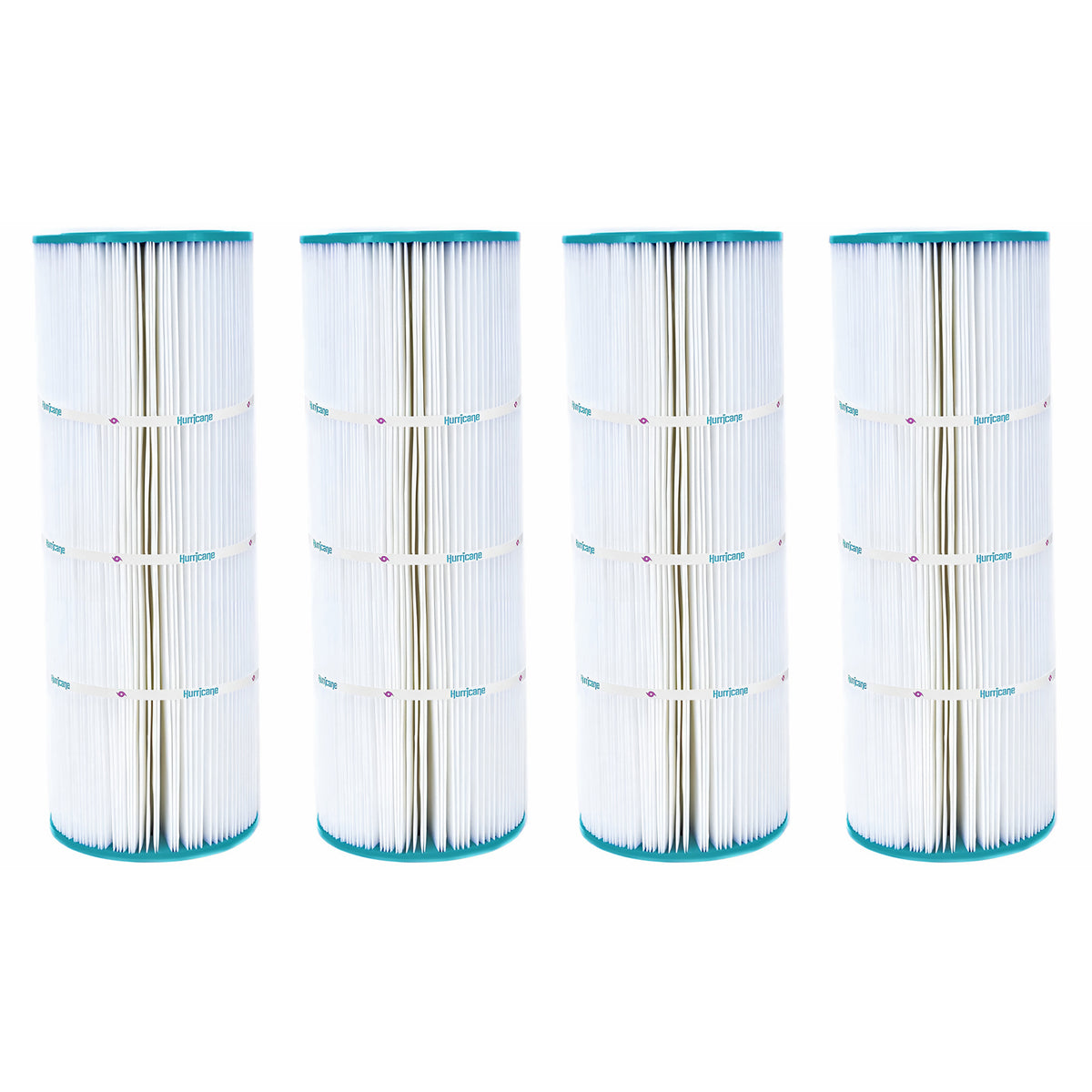 Hurricane 4 Pack Replacement Spa Filter Cartridge for PRB25 and Unicel C-4326