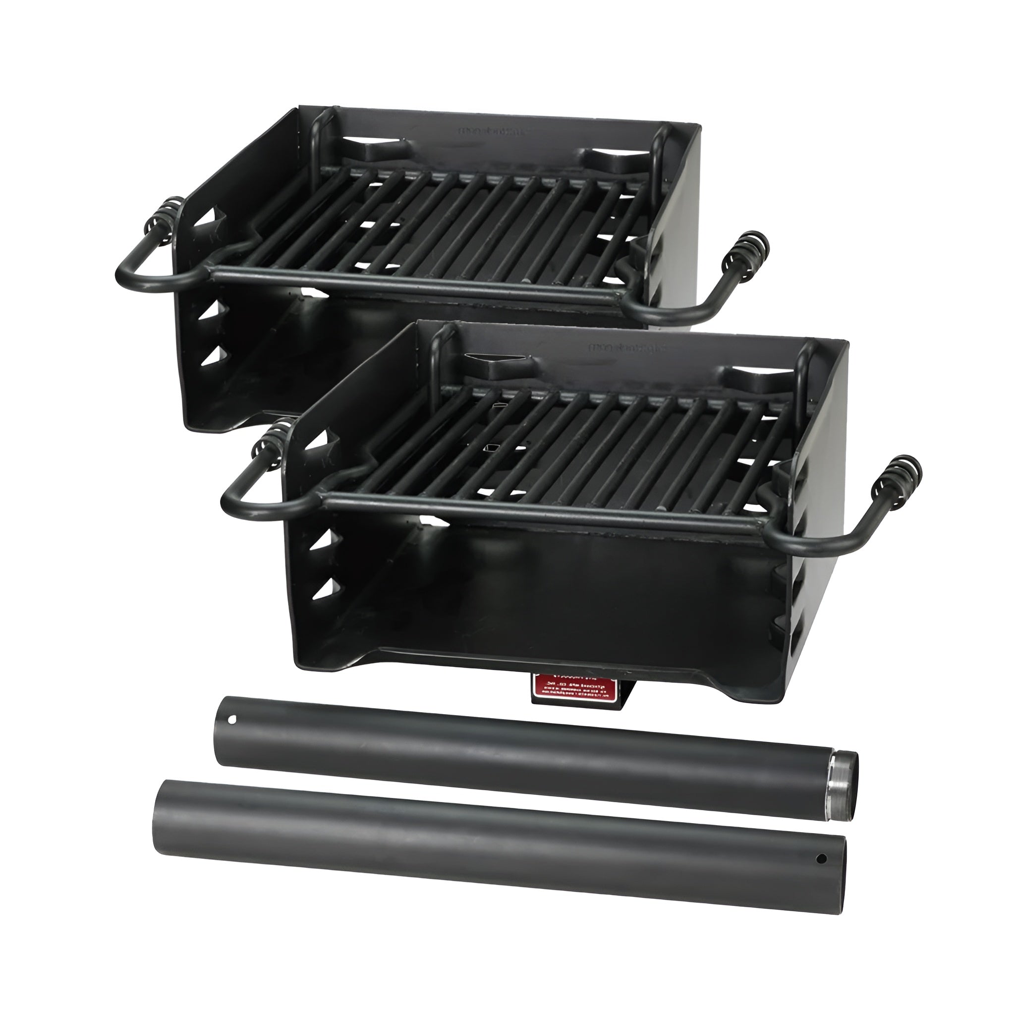 Pilot Rock H-16 B6X2 Park Style Outdoor BBQ Charcoal Grill w/ Swivel, 2 Pack - VMInnovations