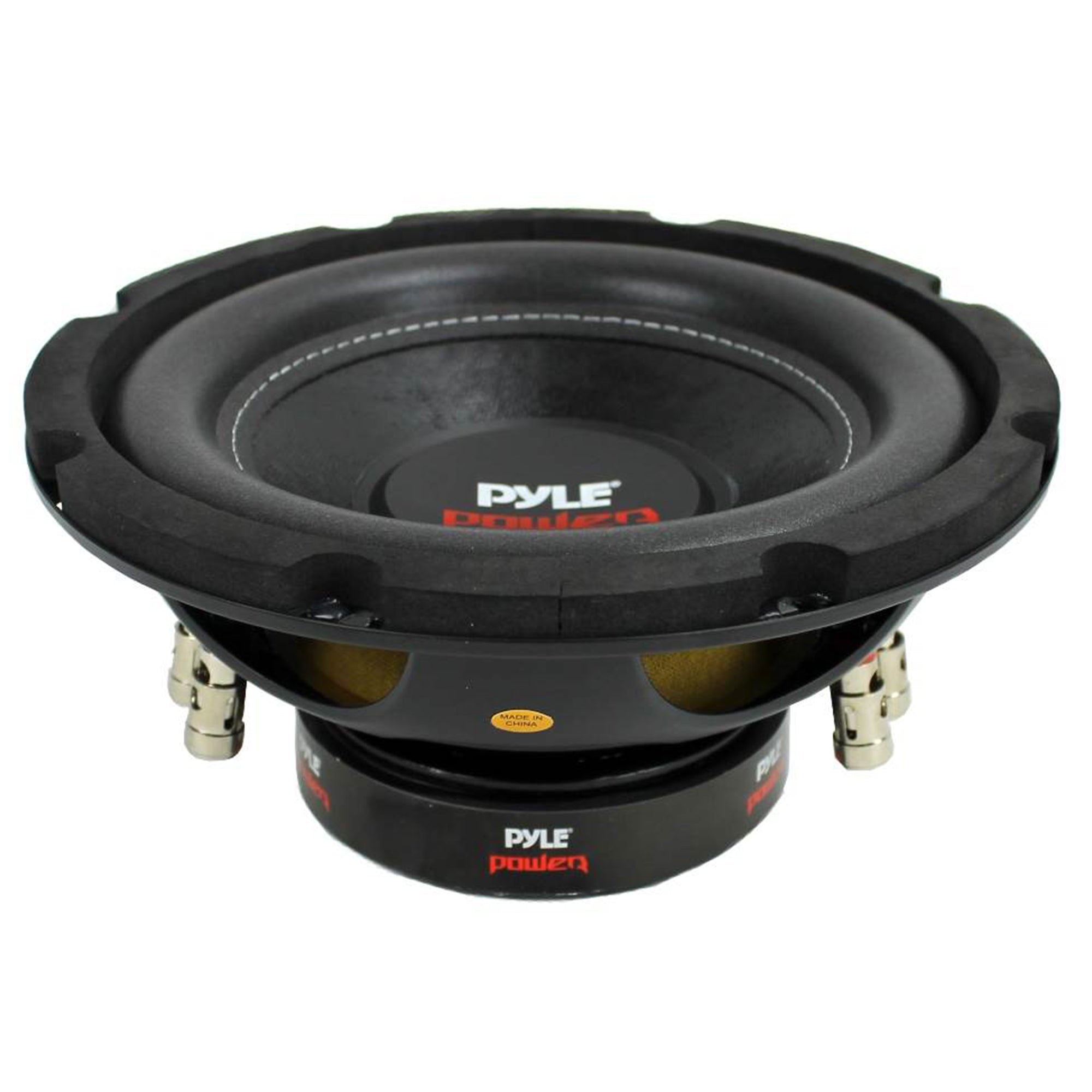Pyle 8 Inch 1600W DVC 4 Ohm Car Audio Subwoofer Speaker Set, Black (2 Pack) - VMInnovations