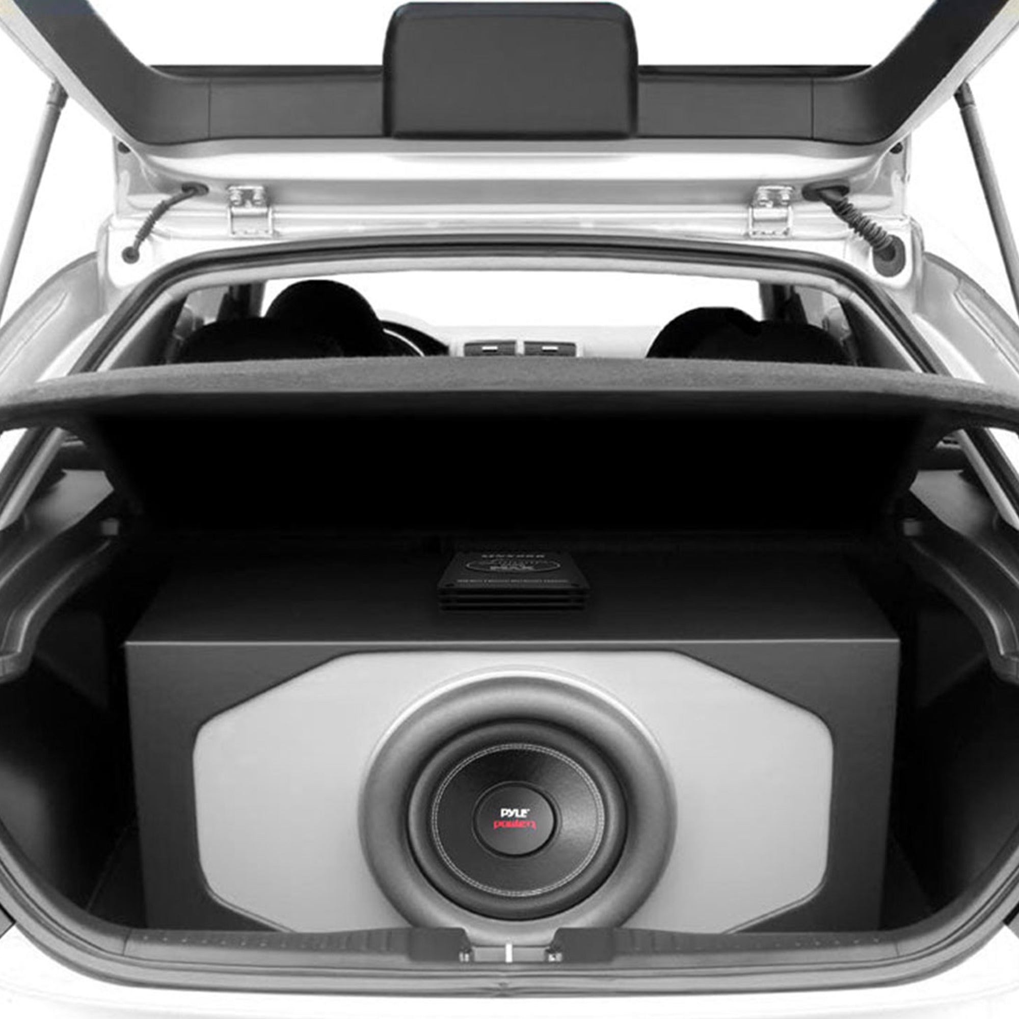 Pyle 8 Inch 1600W DVC 4 Ohm Car Audio Subwoofer Speaker Set, Black (2 Pack) - VMInnovations