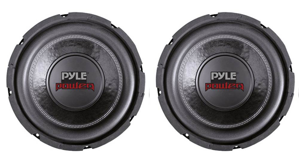PYLE PLPW6D 6" Dual Voice Coil 4-Ohm Black Car Stereo Audio Subwoofers (2 Pack) - VMInnovations