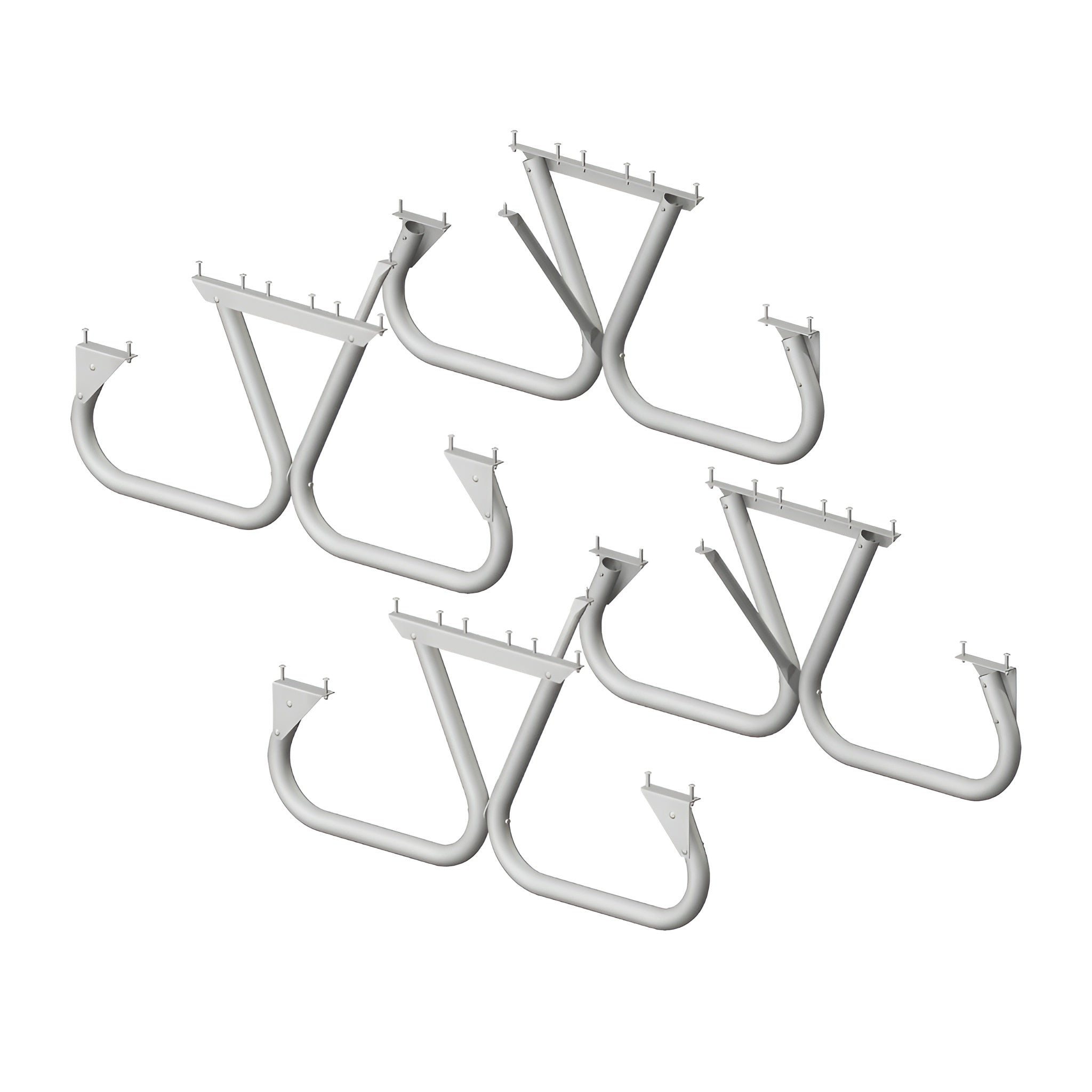 Pilot Rock 2 Pack 6'/8' Outdoor Steel Non Tip Picnic Table Leg Kits (Frame Only) - VMInnovations