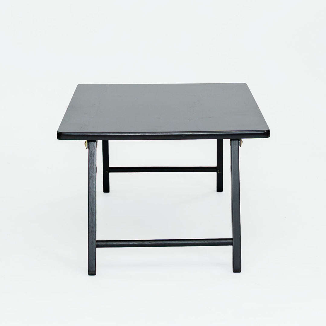 PJ Wood Folding Laptop Desk Tray Portable Bed Table for Computer Work, Black - VMInnovations