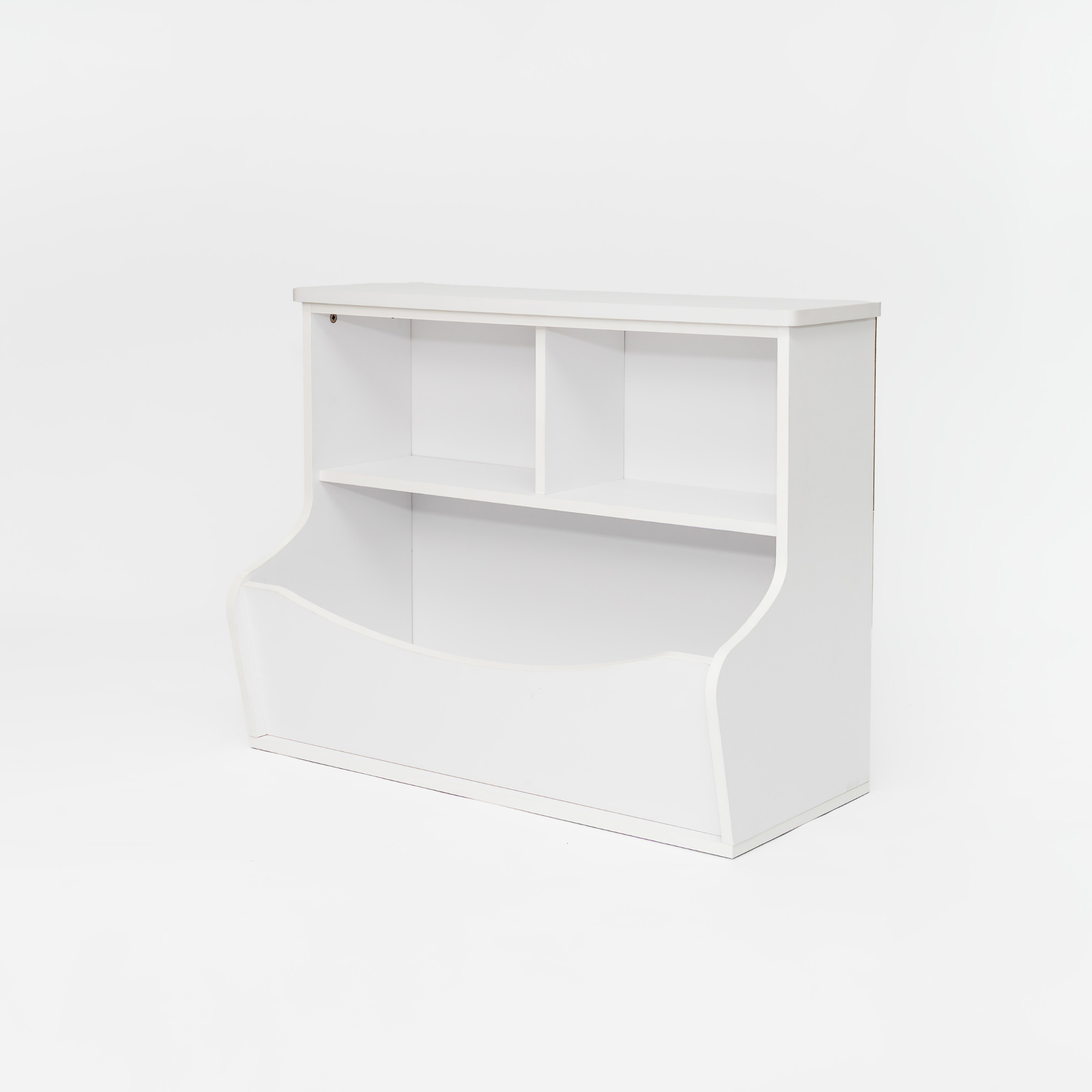 PJ Wood Multi-Functional Bookcase, Store or Display Books of Different Sizes - VMInnovations